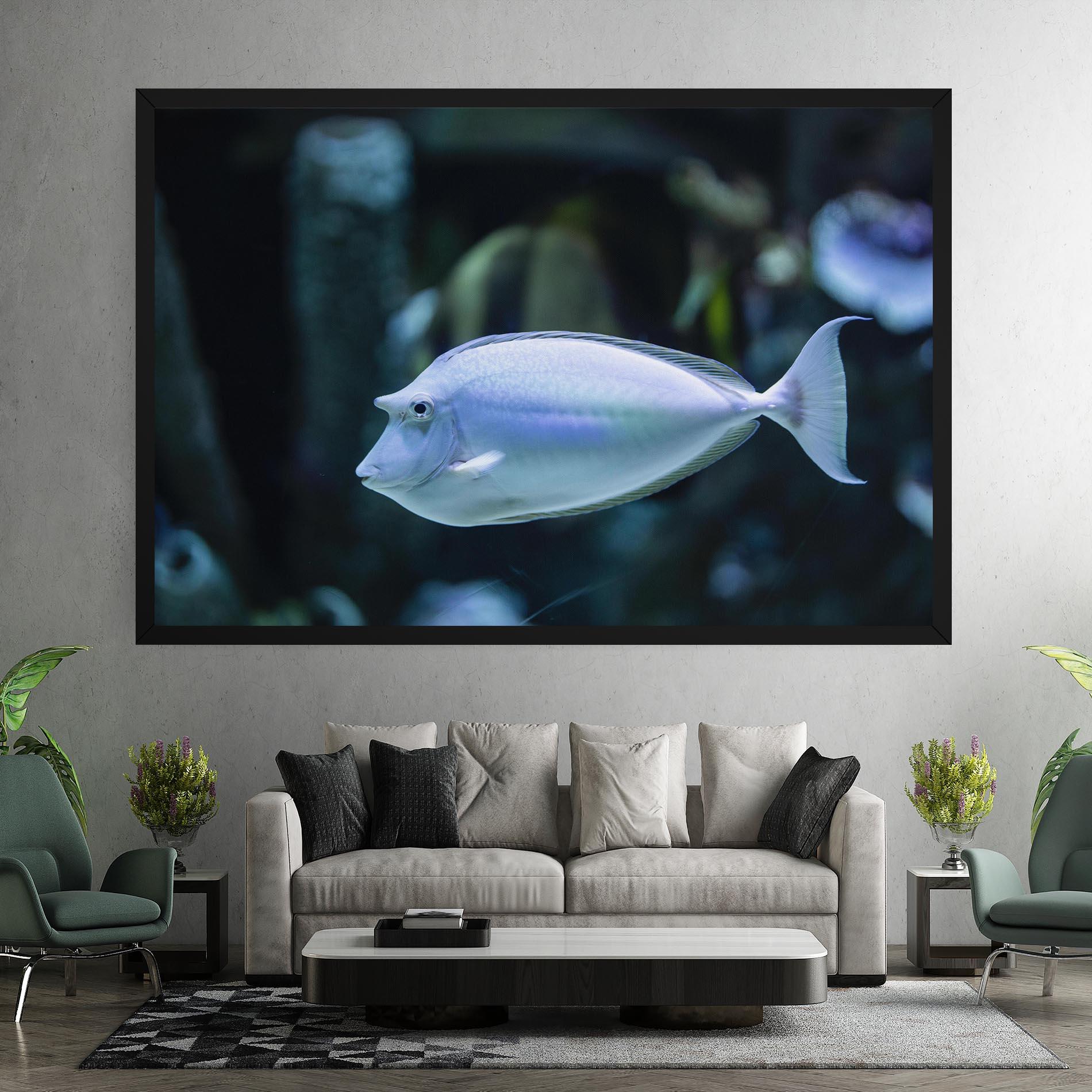 Obraz na Płótnie Funny Face Fish mockup 7