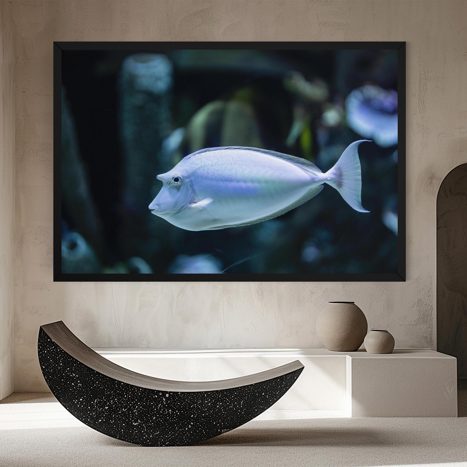 Obraz na Płótnie Funny Face Fish mockup 8