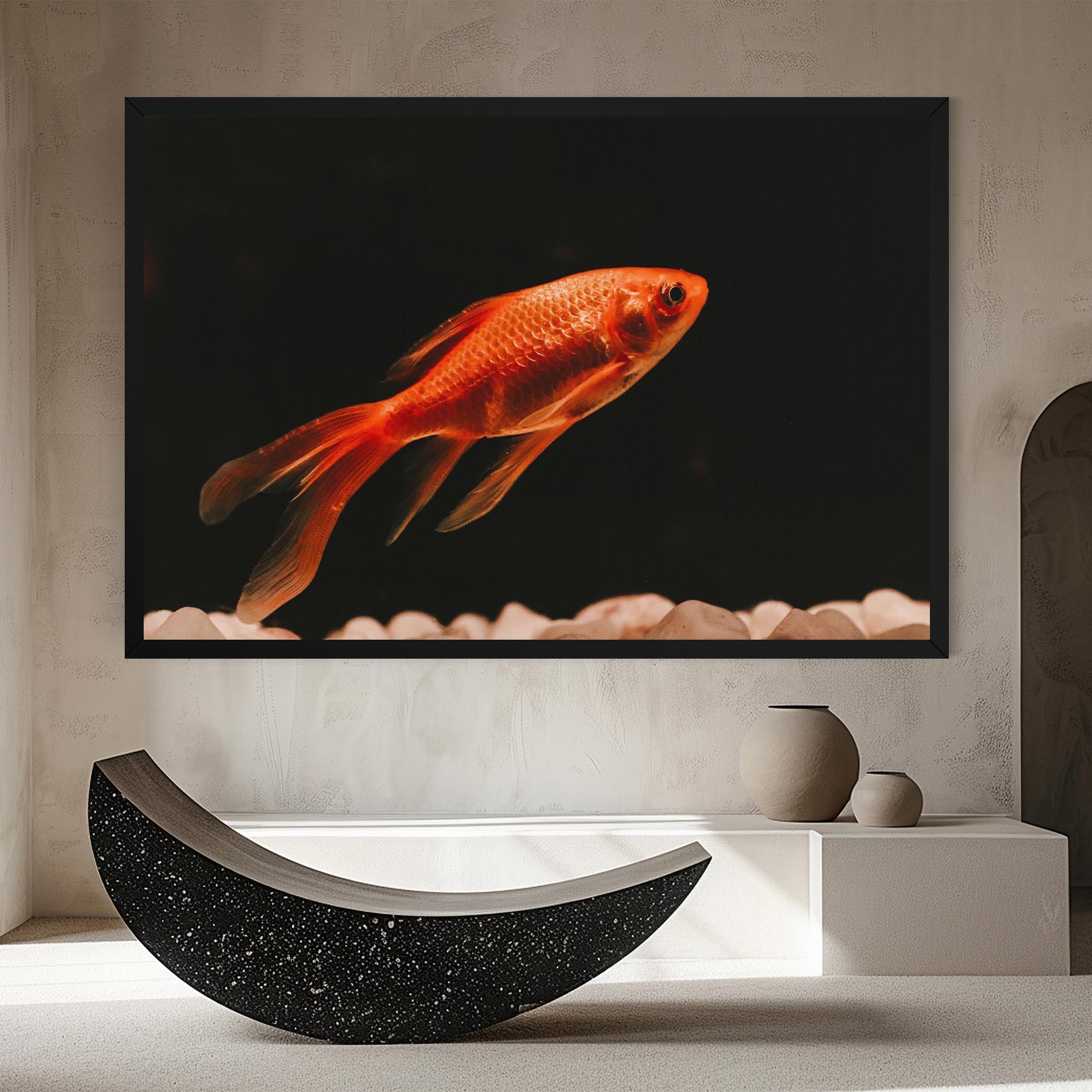 Obraz na Płótnie Small Orange Fish mockup 8