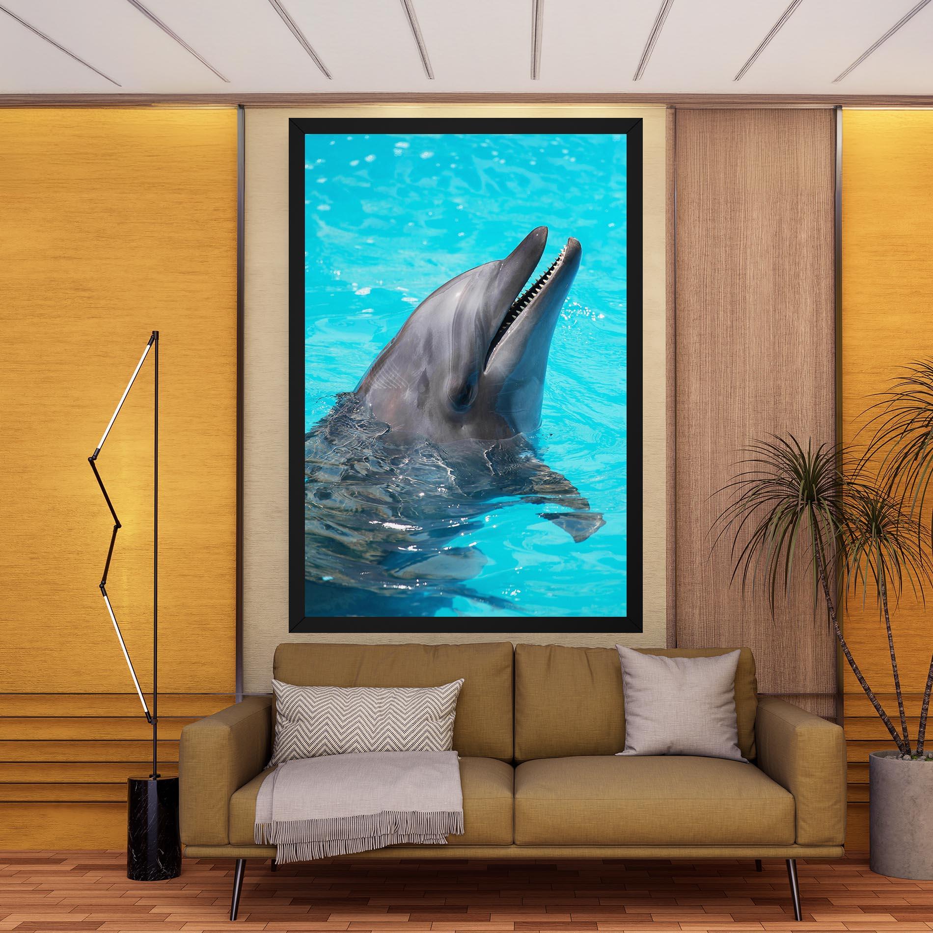 Obraz na Płótnie Trained Dolphin mockup 9