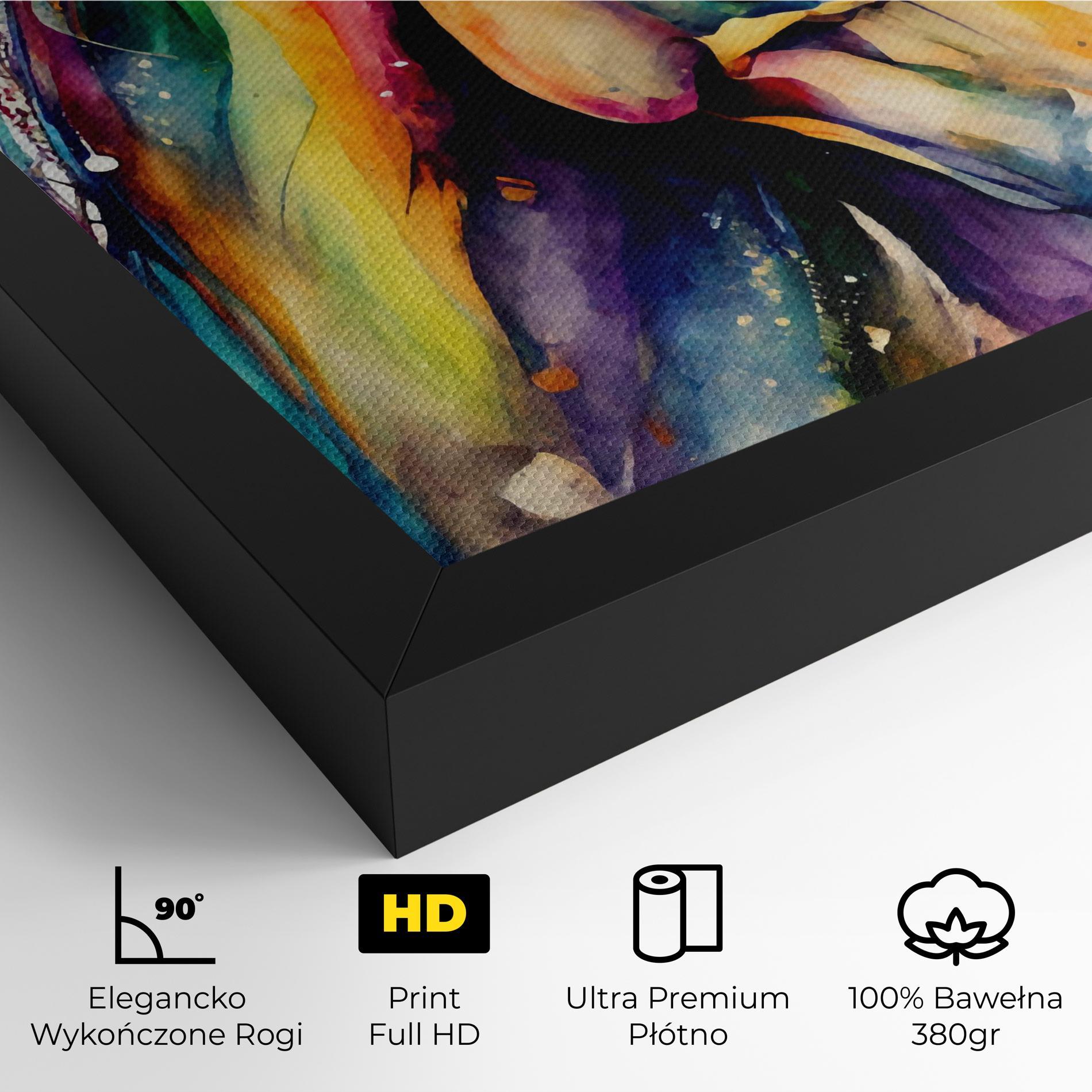 Obraz na Płótnie Colorful Horse mockup 4