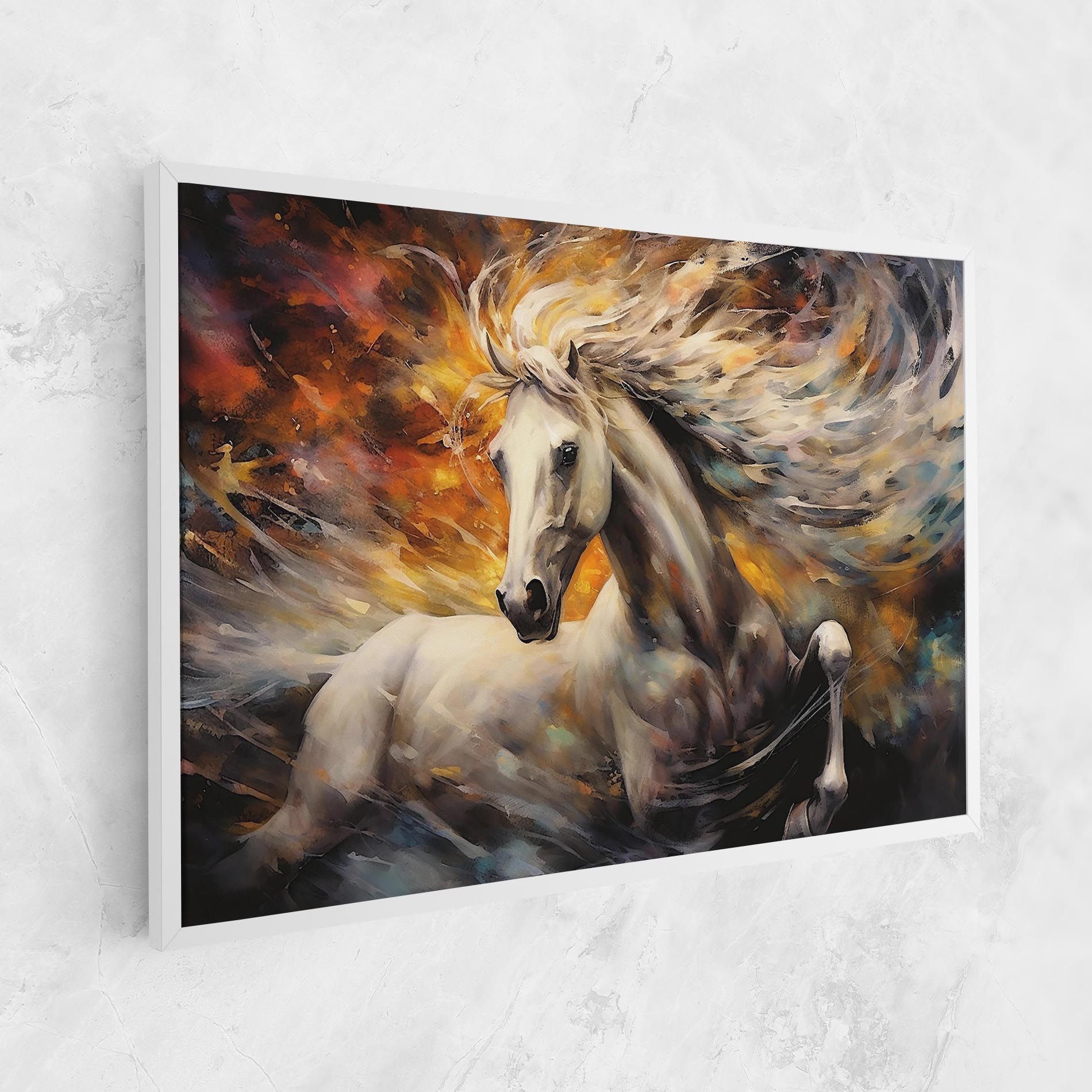 White Horse Painting mockup 1