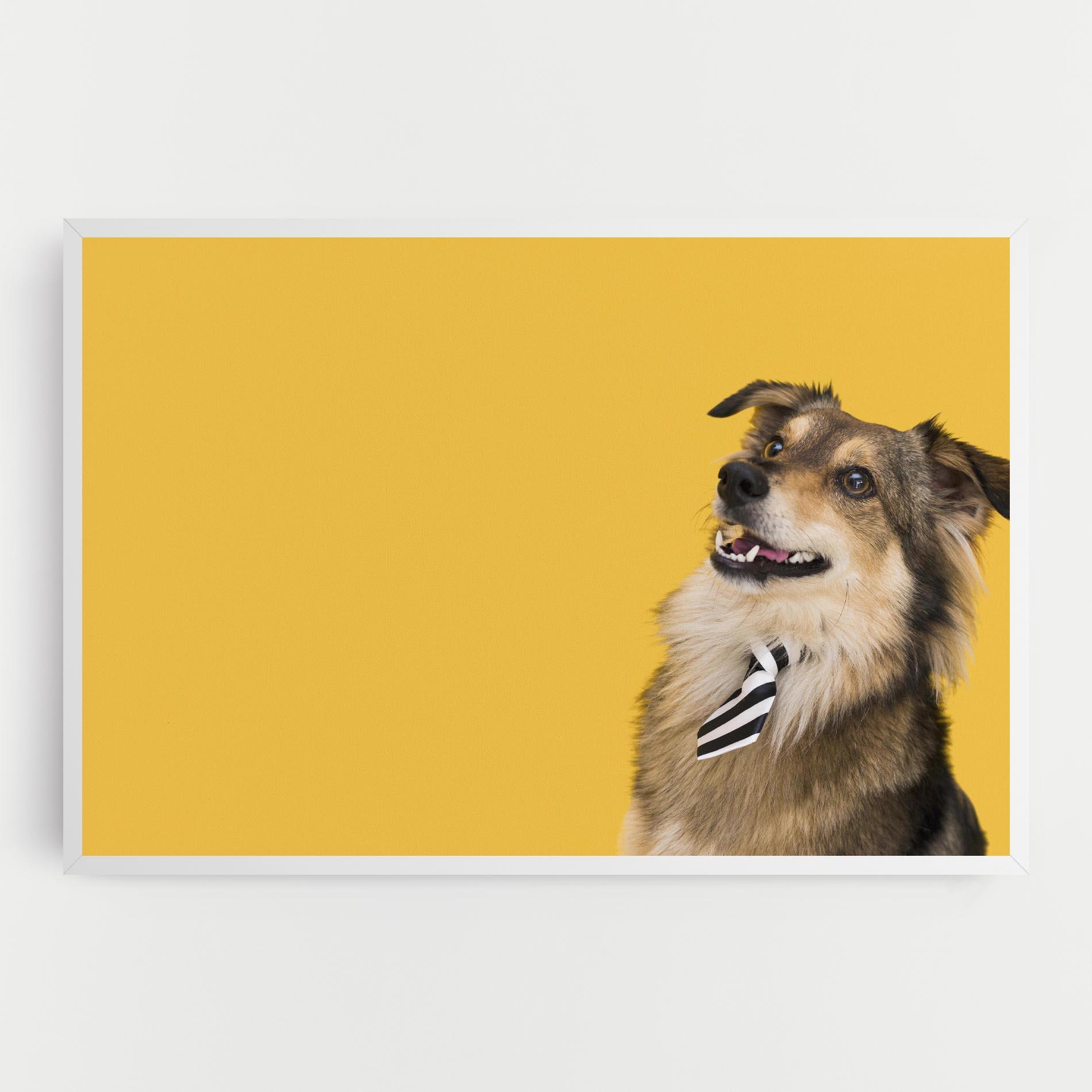 Obraz na Płótnie Cute Smiling Dog mockup 0