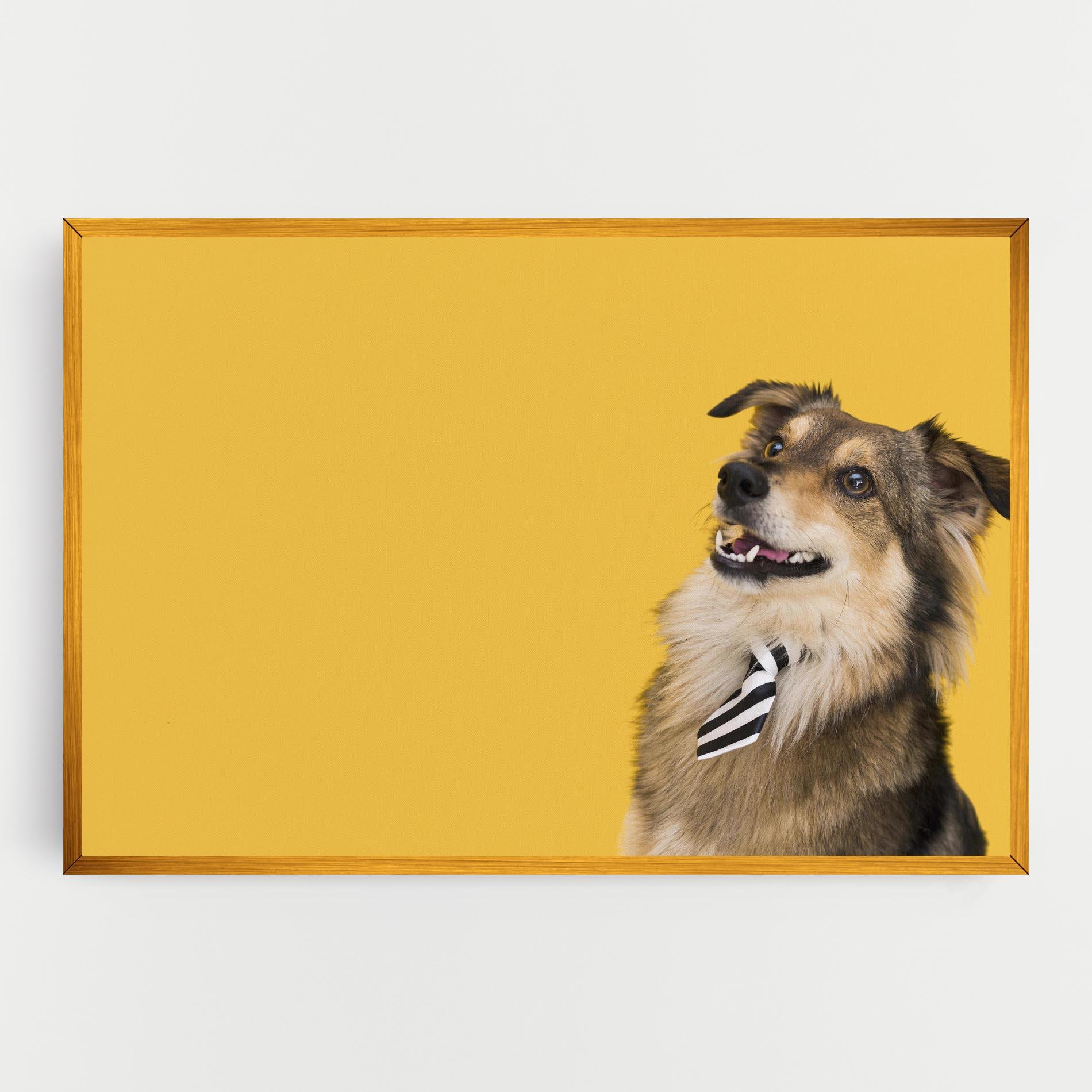 Obraz na Płótnie Cute Smiling Dog mockup 0