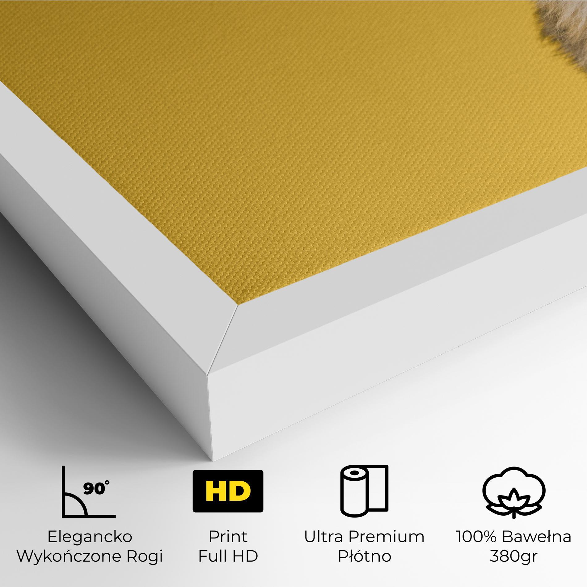 Obraz na Płótnie Cute Smiling Dog mockup 4