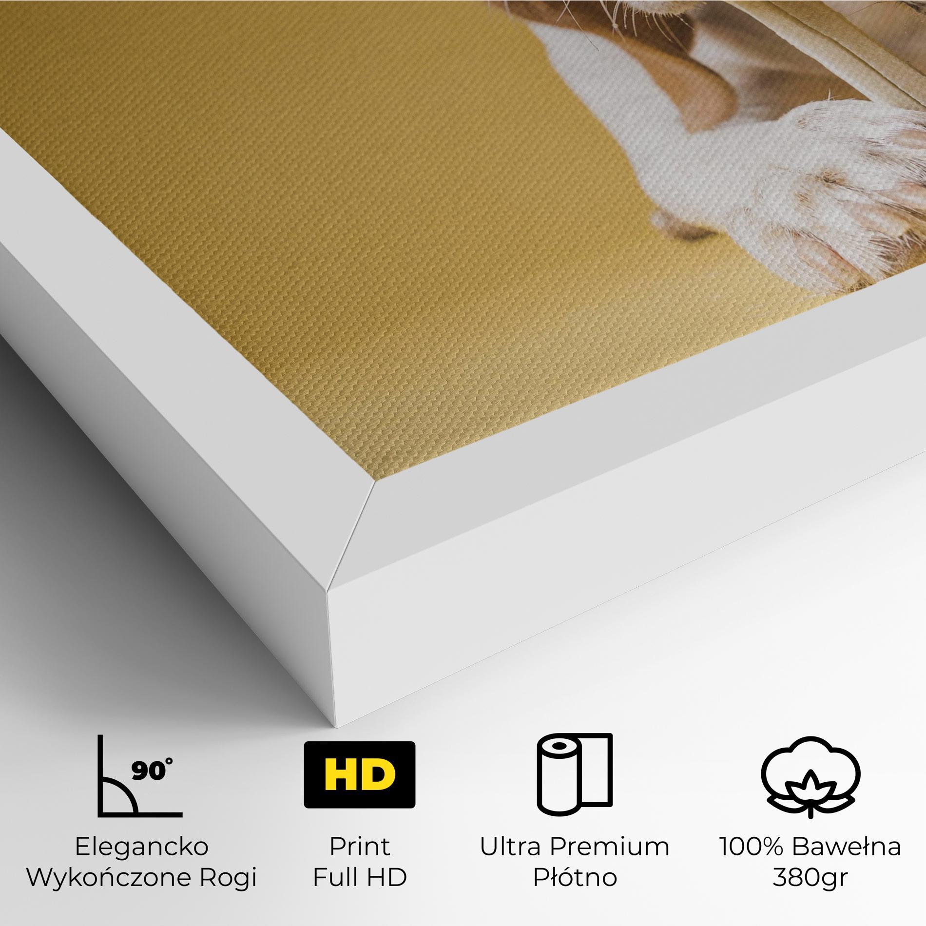 Obraz na Płótnie Dog Eating Bone mockup 4