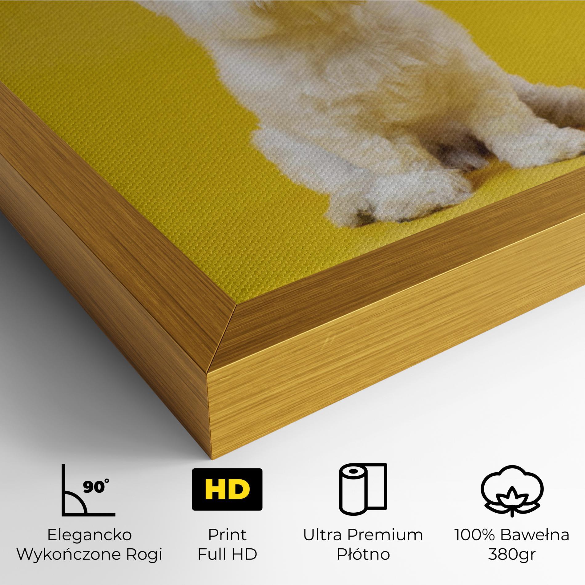 Obraz na Płótnie Cute Little Dog mockup 4