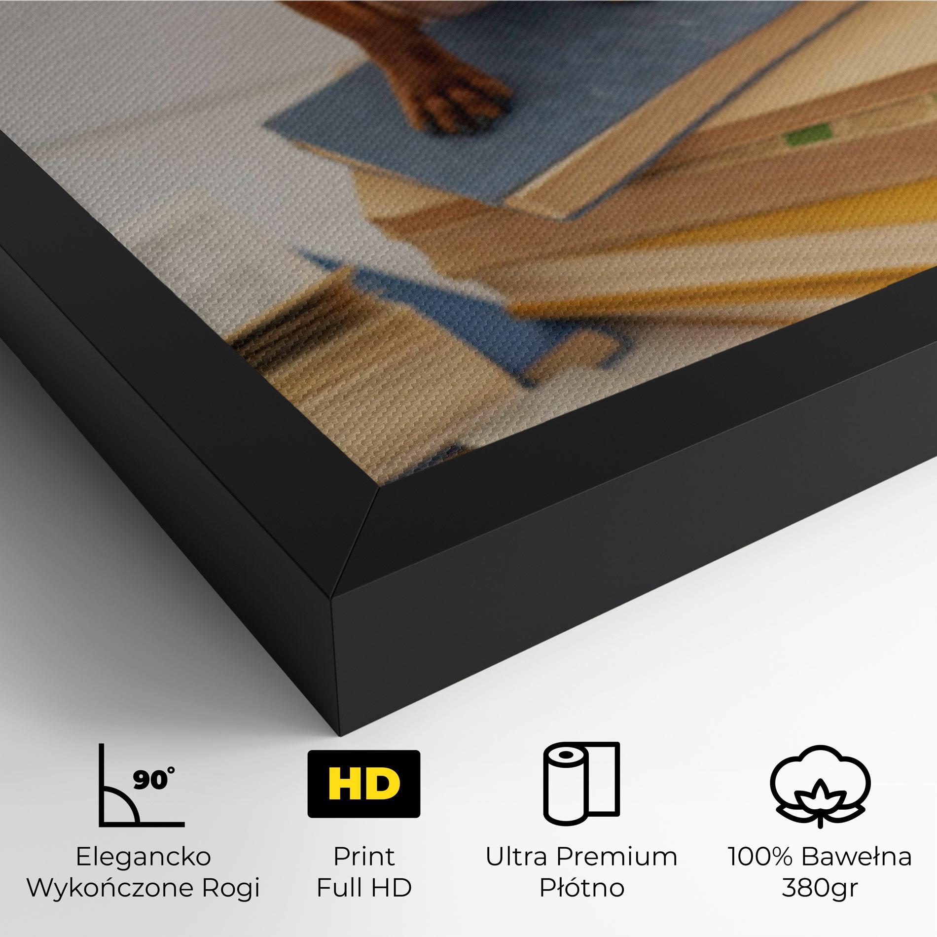 Obraz na Płótnie Books Cute Dog mockup 4