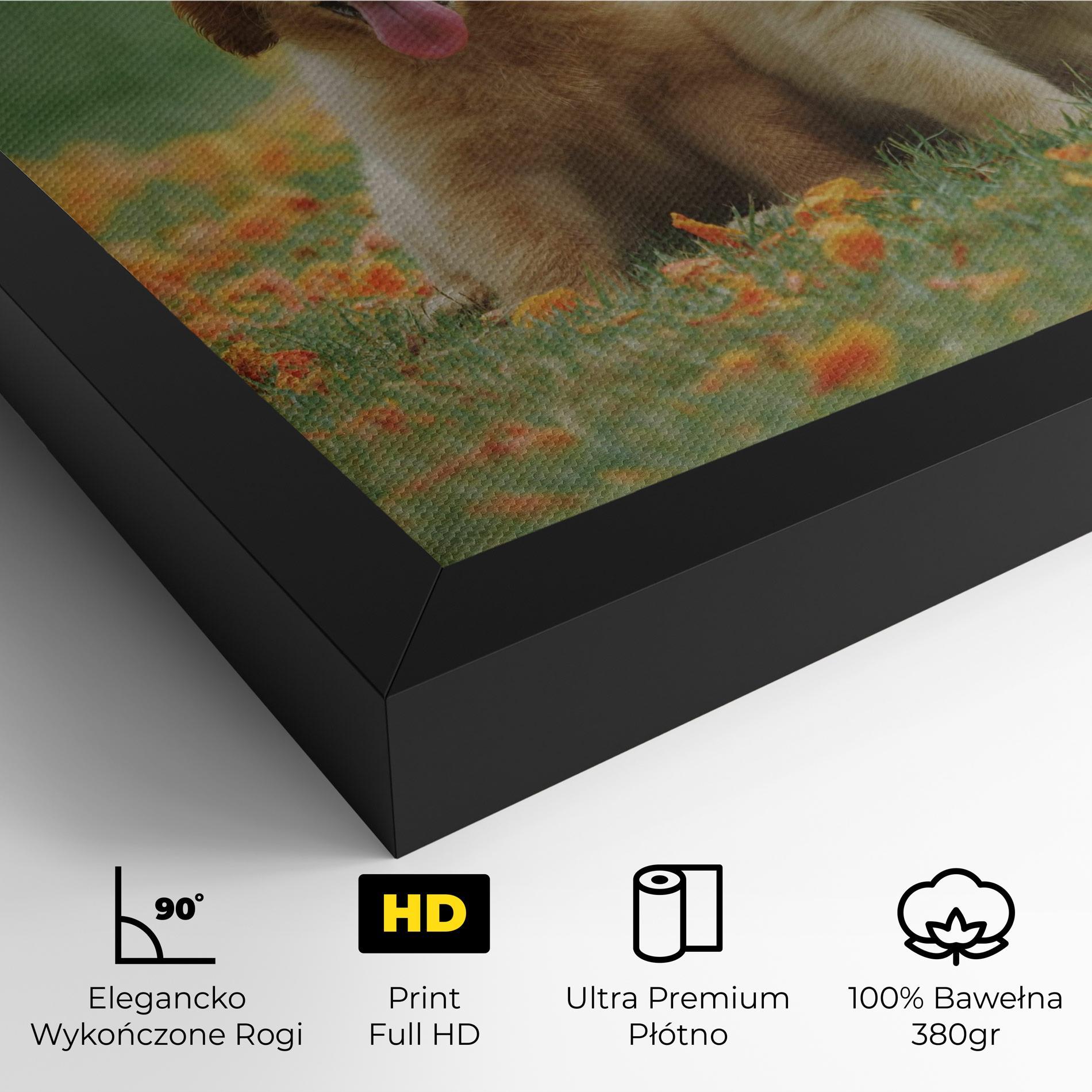 Obraz na Płótnie Happy Dogs mockup 4