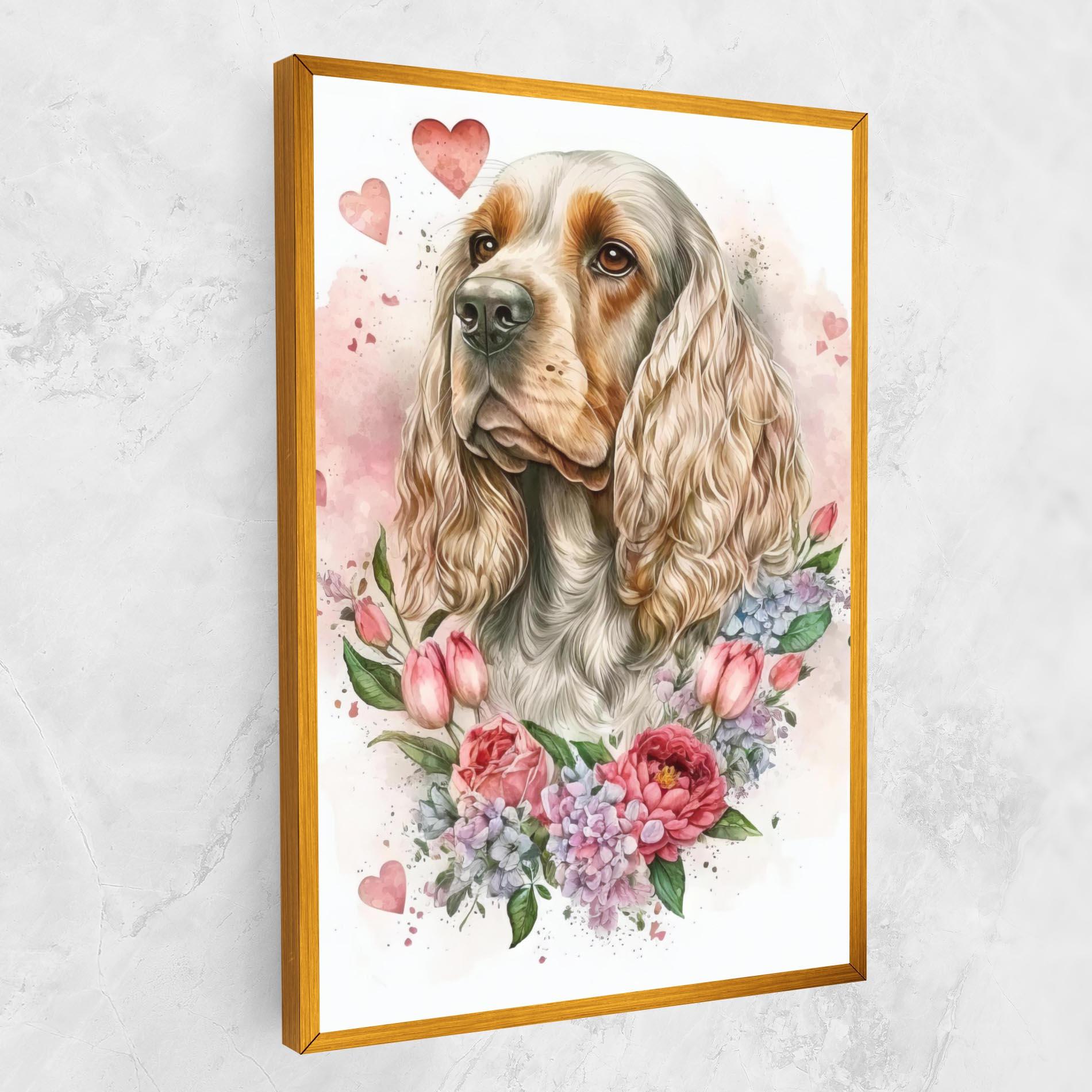 Obraz na Płótnie Cute Little Cocker mockup 1