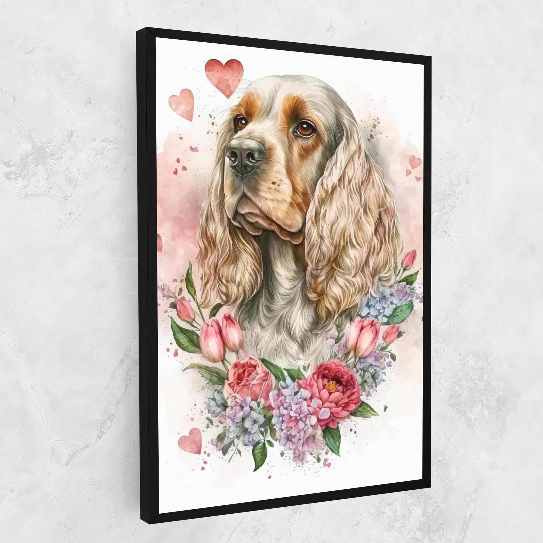 Obraz na Płótnie Cute Little Cocker mockup 1