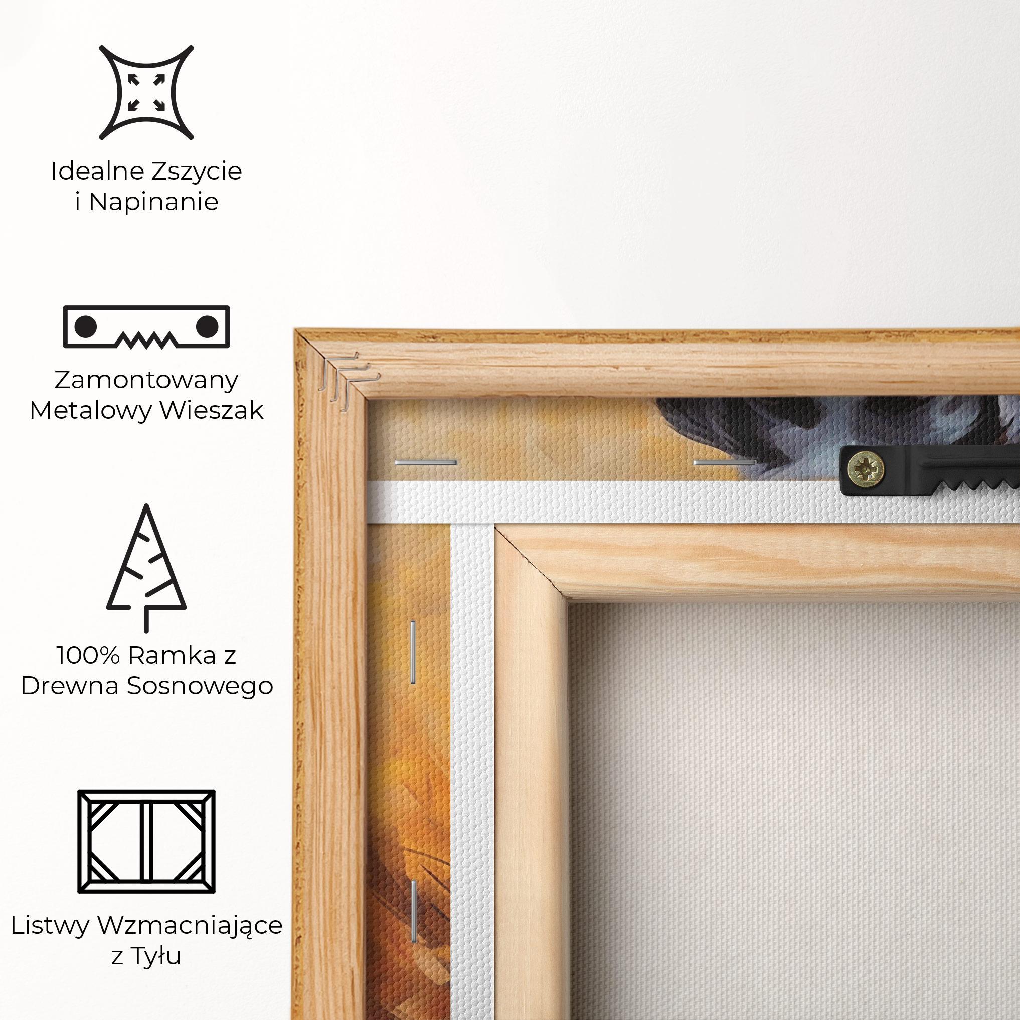 Obraz na Płótnie Black Pretty Dog mockup 5