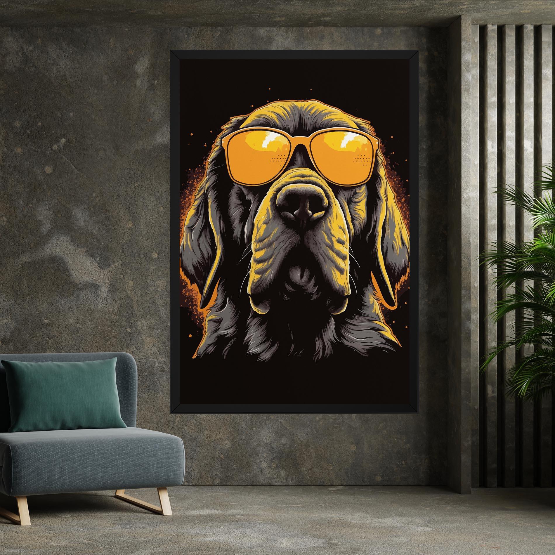 Obraz na Płótnie Coolest Dog mockup 7