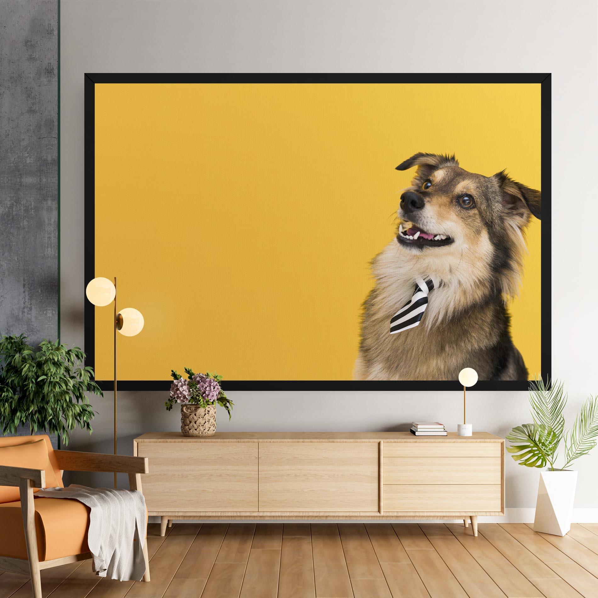 Obraz na Płótnie Cute Smiling Dog mockup 9
