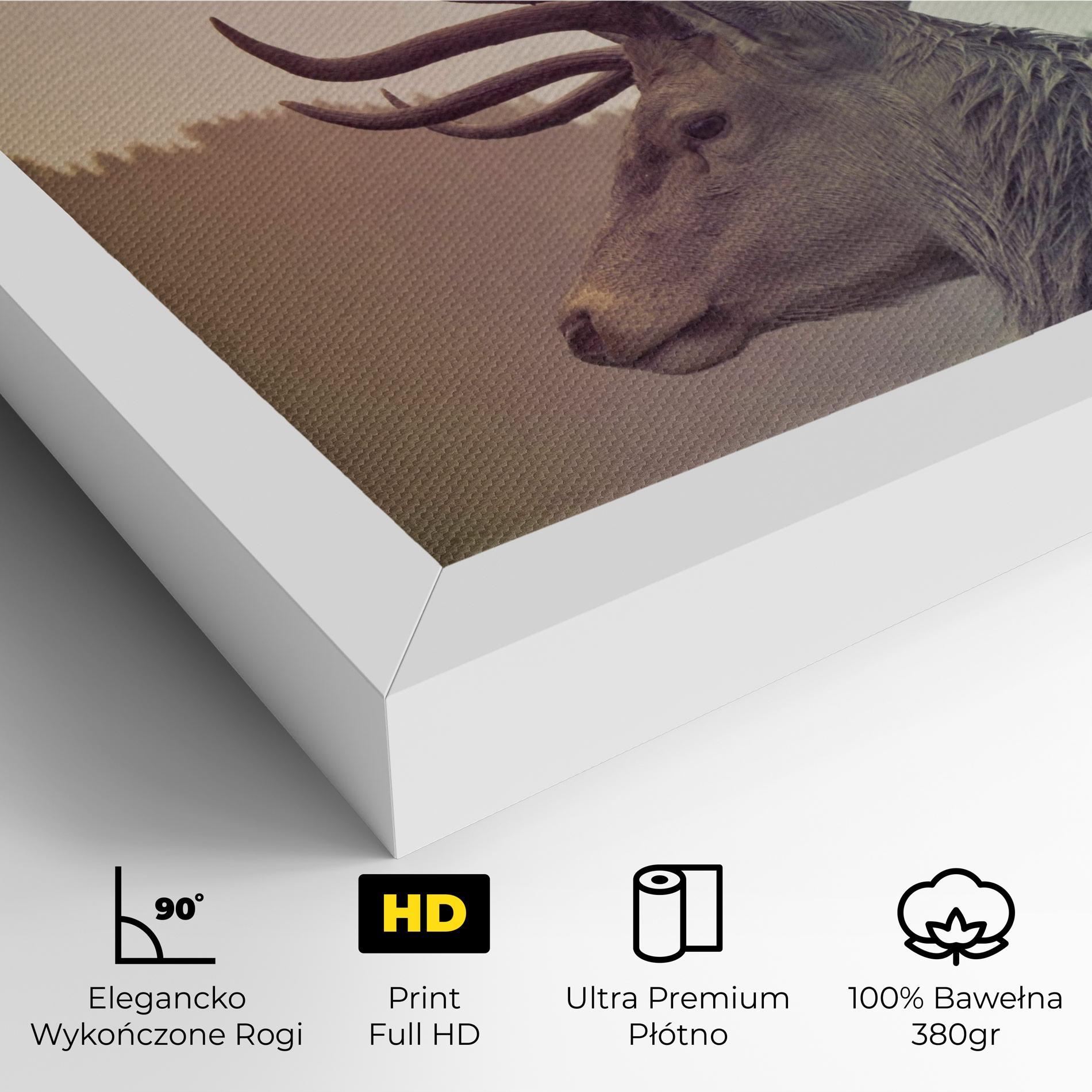 Obraz na Płótnie King Of The Forest mockup 4