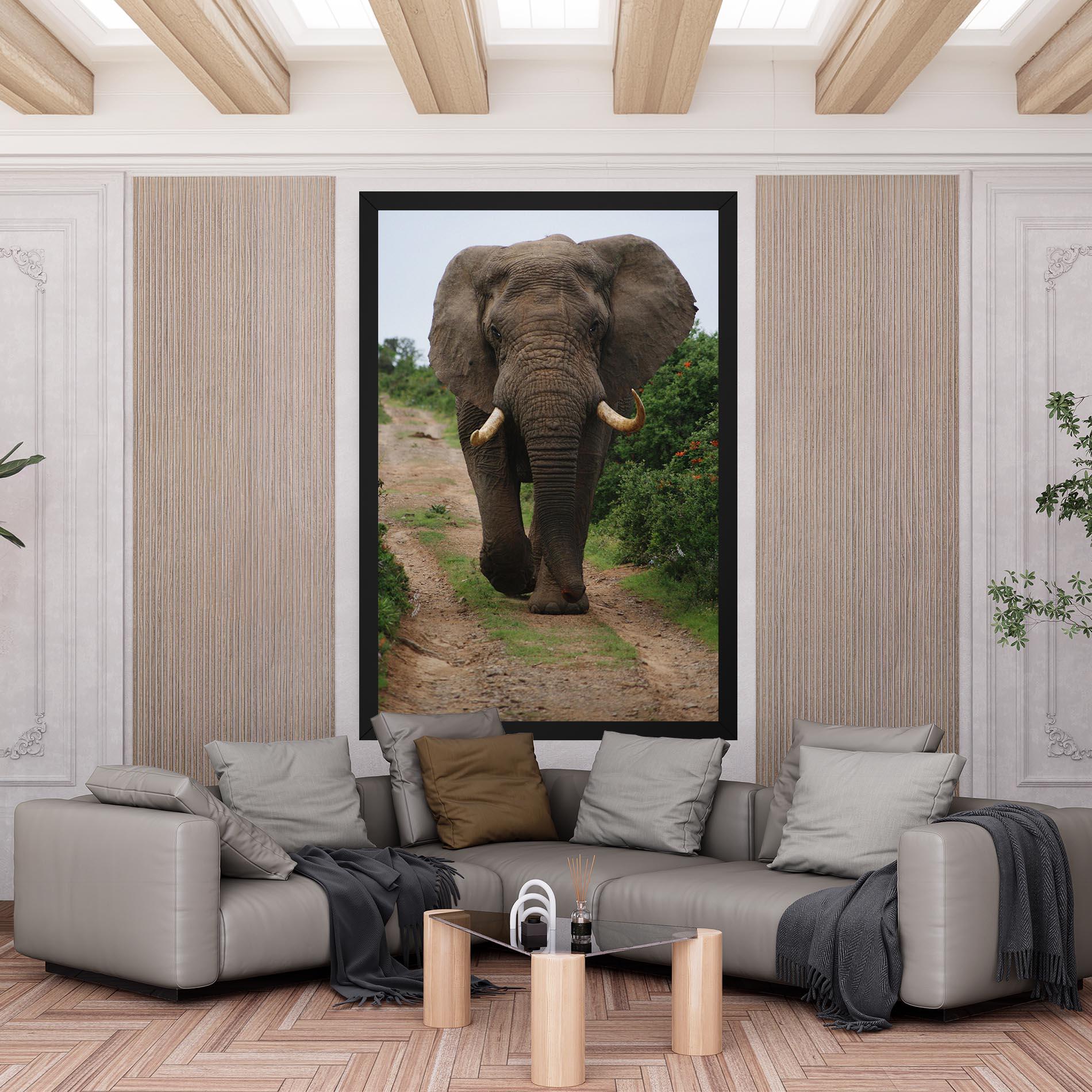 Obraz na Płótnie Elephant Safari mockup 6