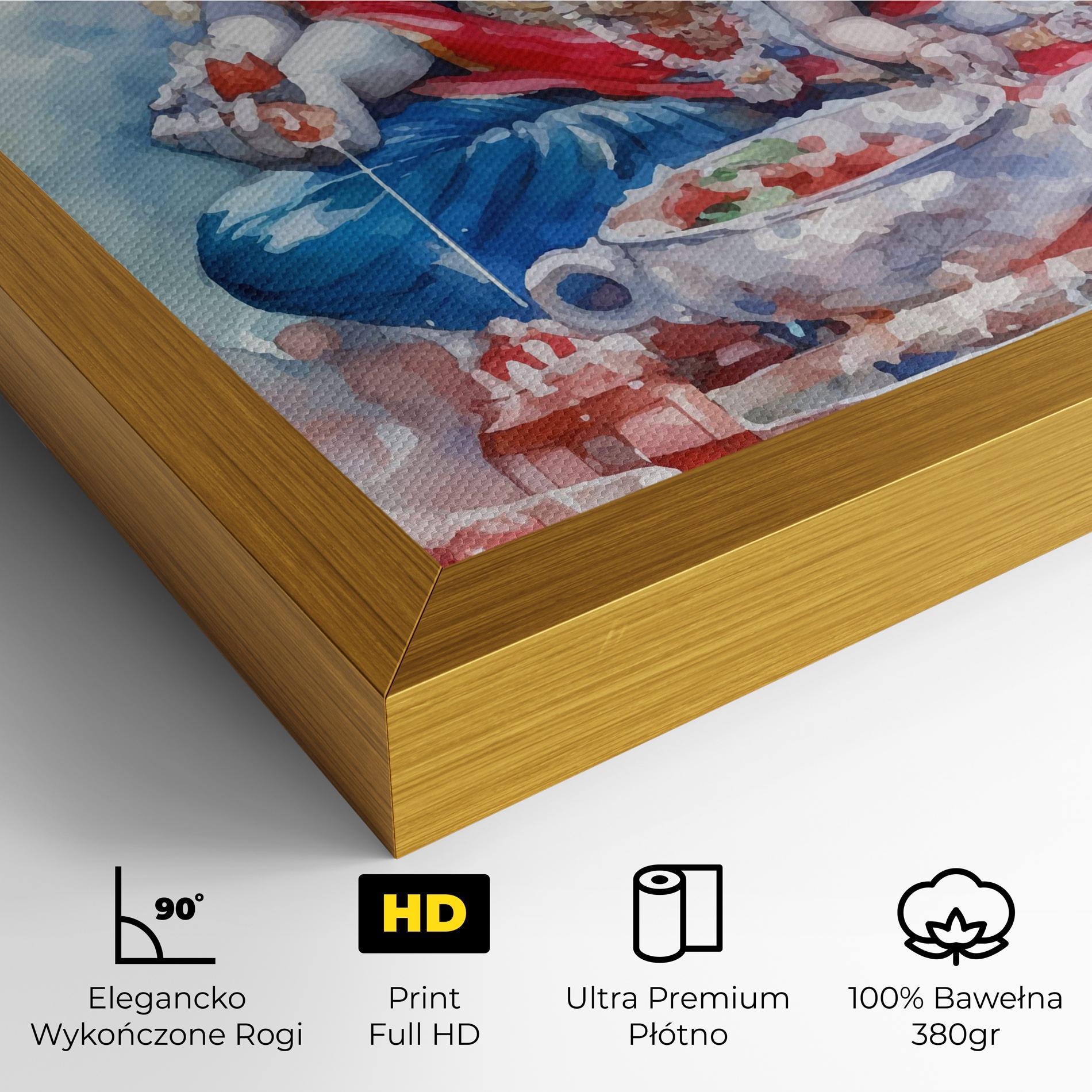 Obraz na Płótnie Durga Puja Festival mockup 4