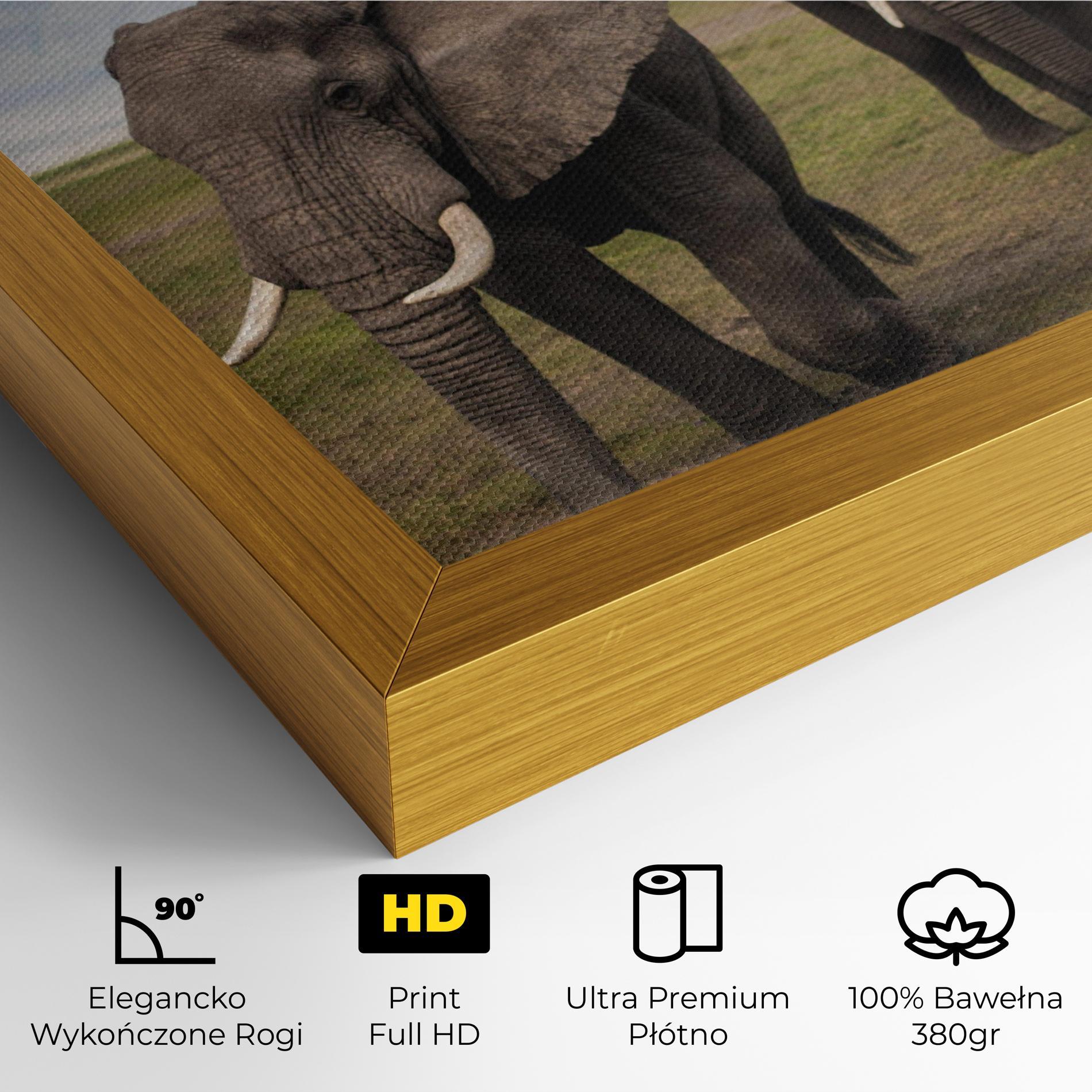 Obraz na Płótnie Elephant Landscape mockup 4