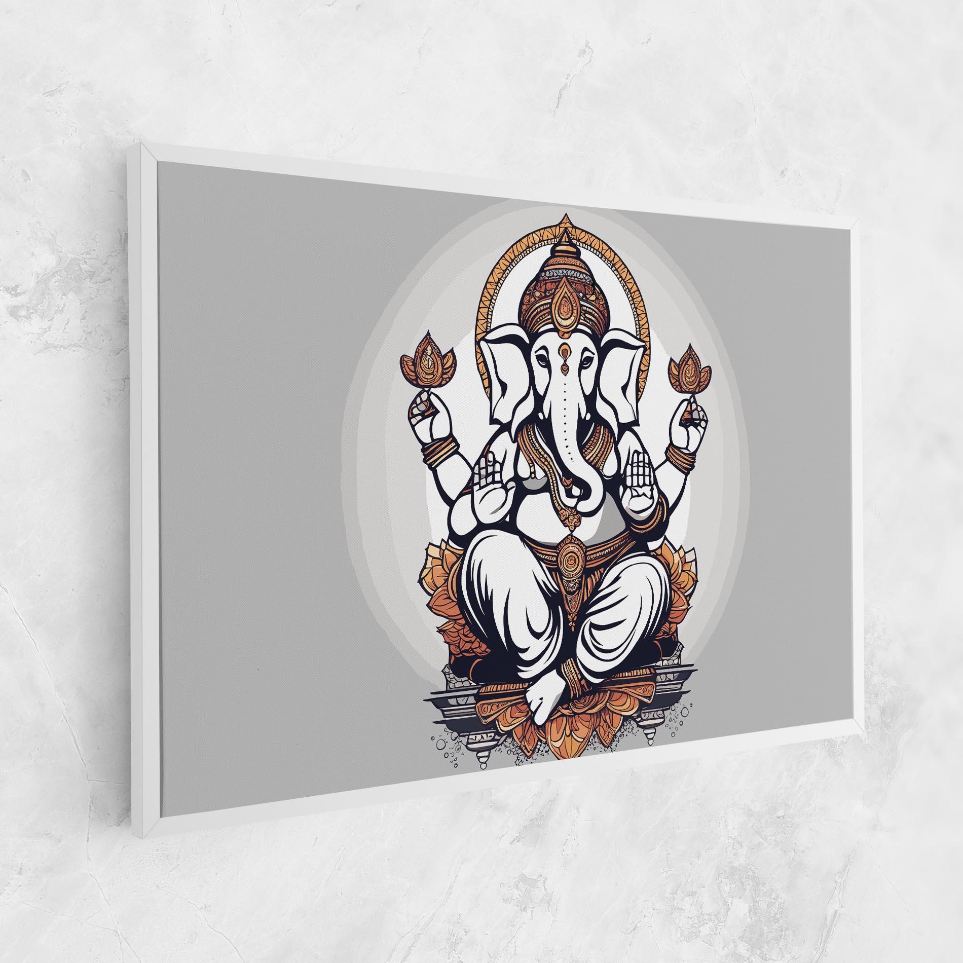 Obraz na Płótnie Chaturthi Greys mockup 1