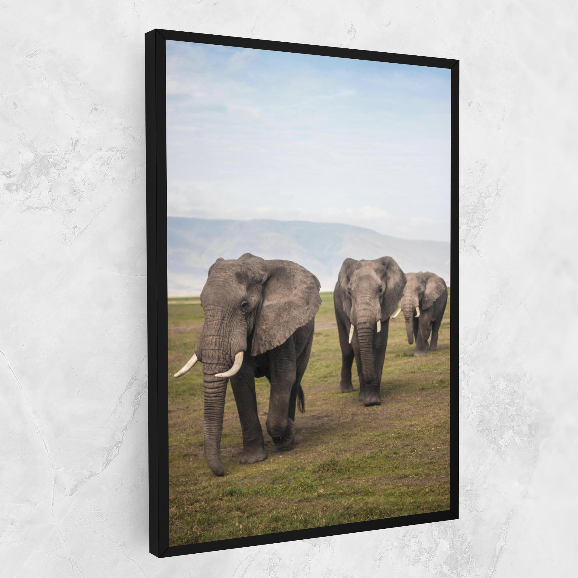Obraz na Płótnie Elephant Landscape mockup 1