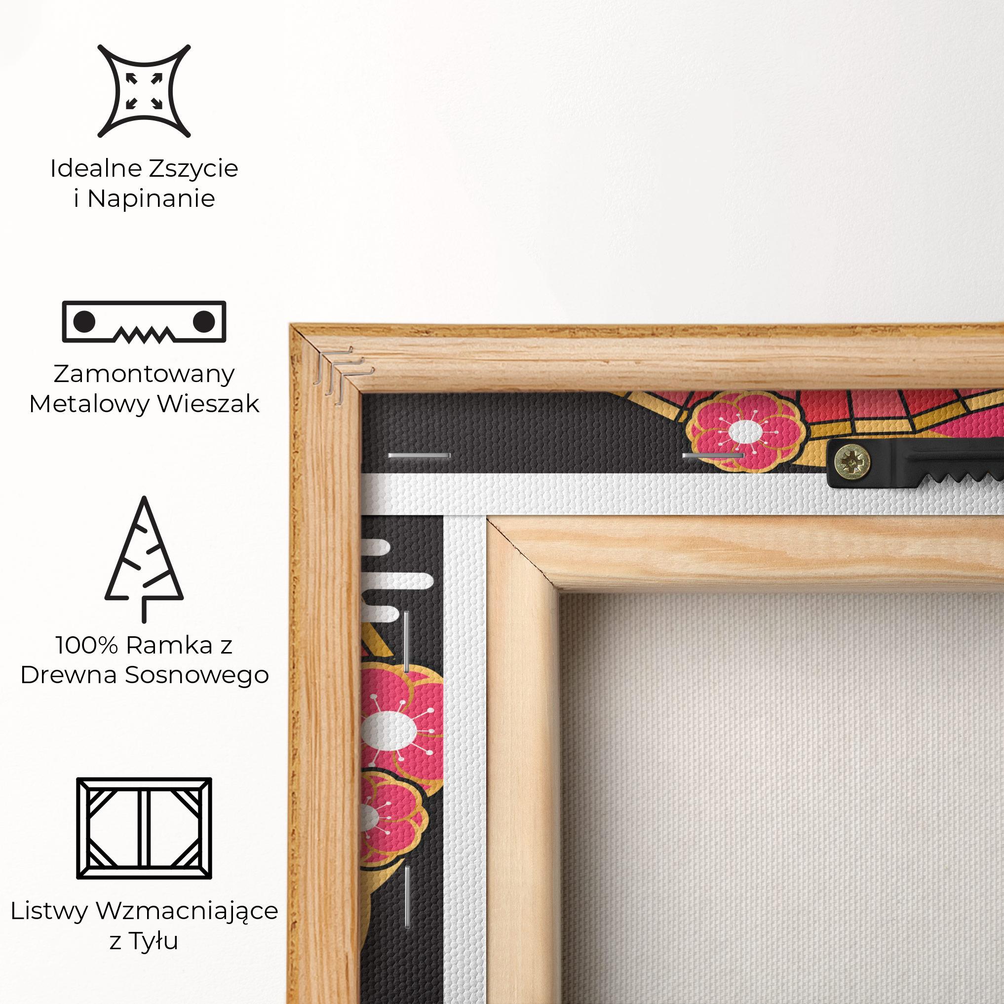 Obraz na Płótnie Elephant On Pink mockup 5