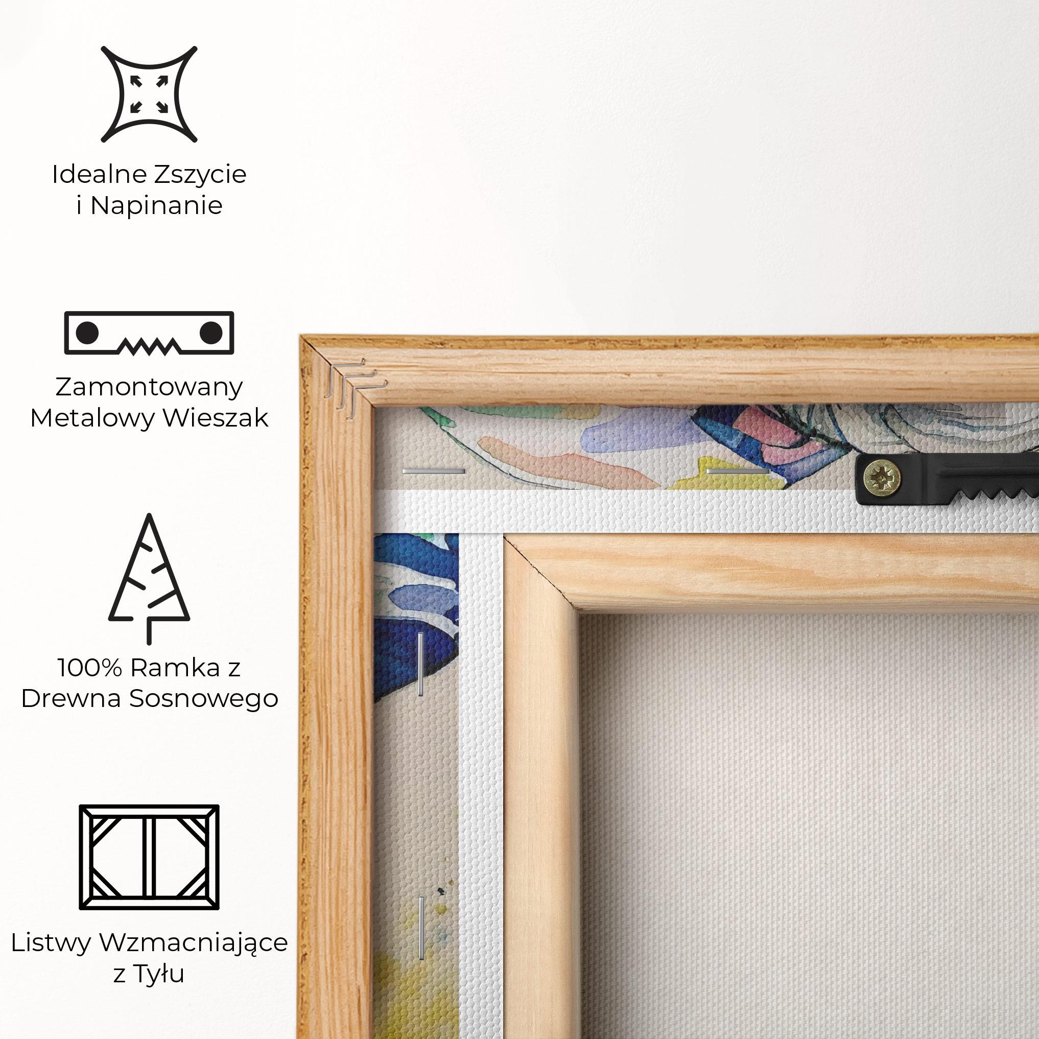 Obraz na Płótnie Watercolor Elephant Art mockup 5