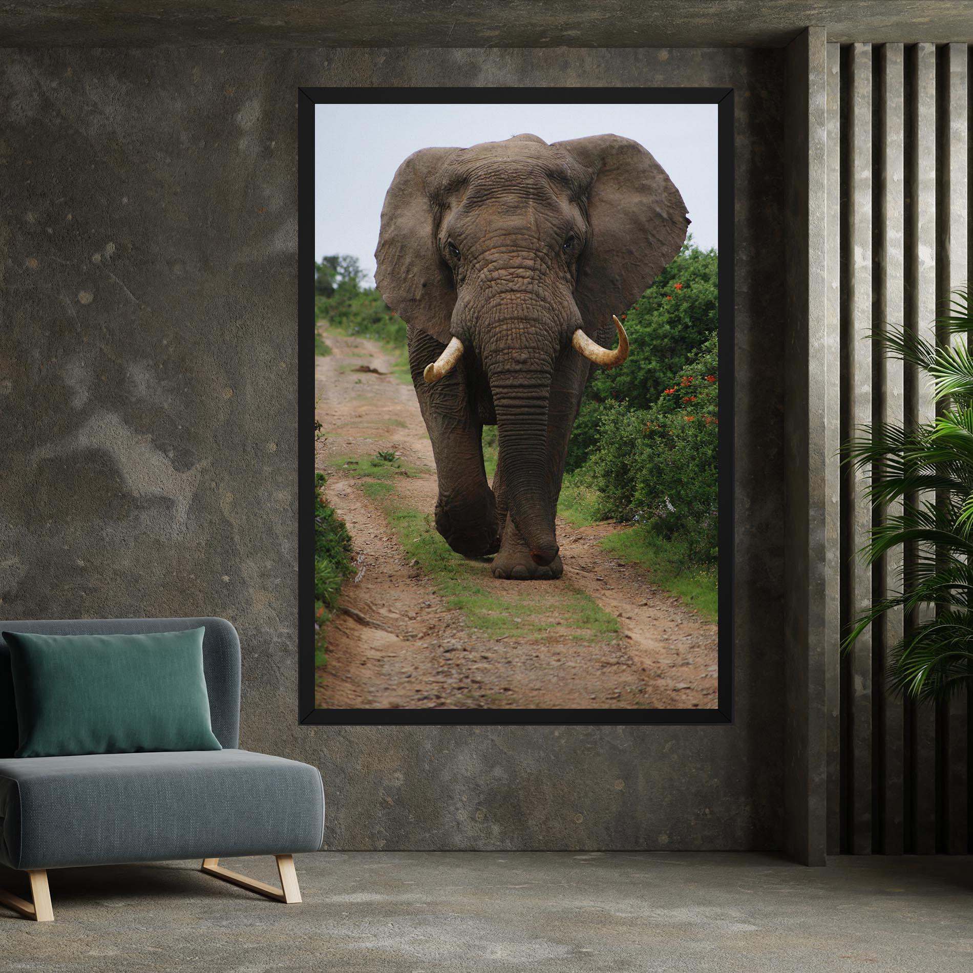 Obraz na Płótnie Elephant Safari mockup 7
