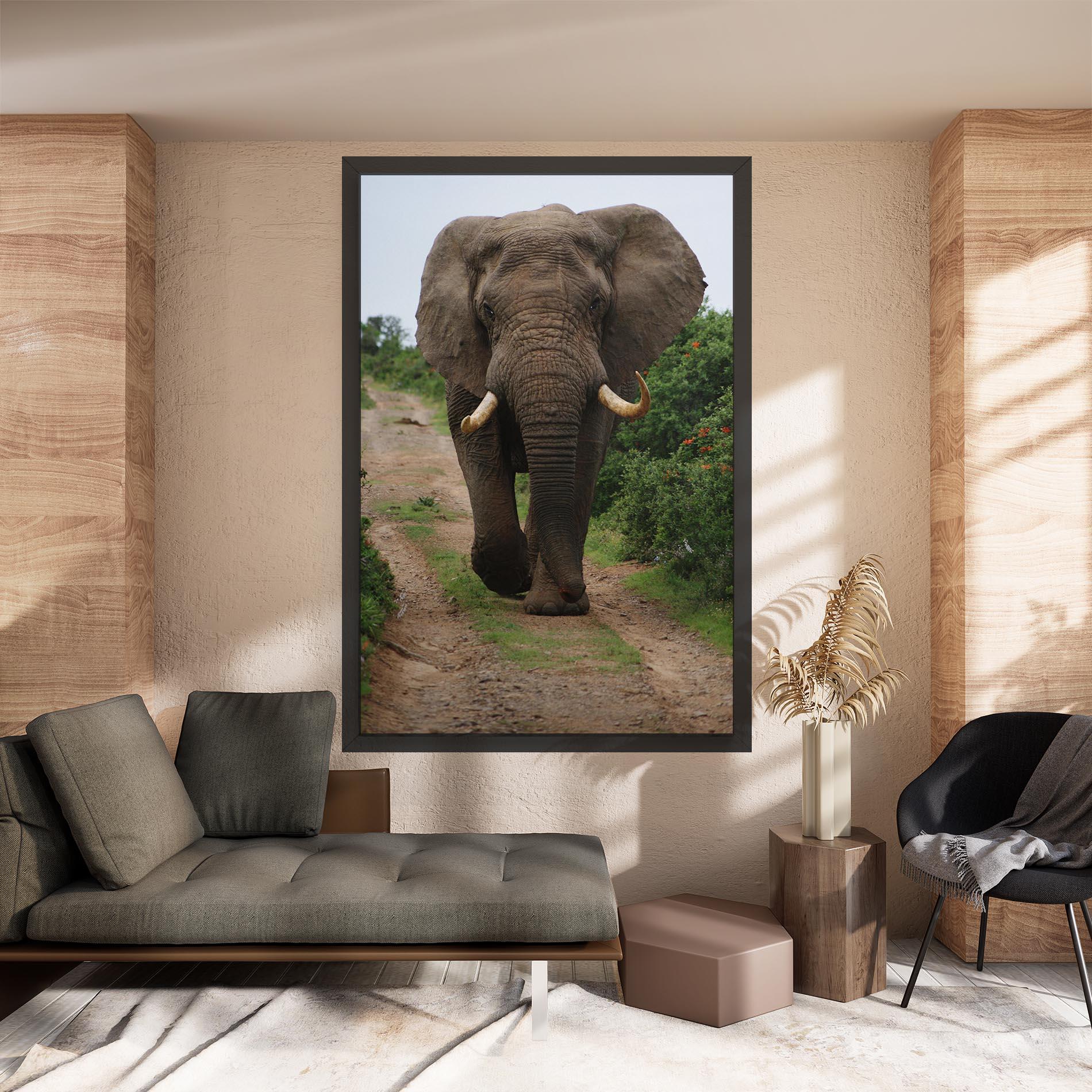 Obraz na Płótnie Elephant Safari mockup 8
