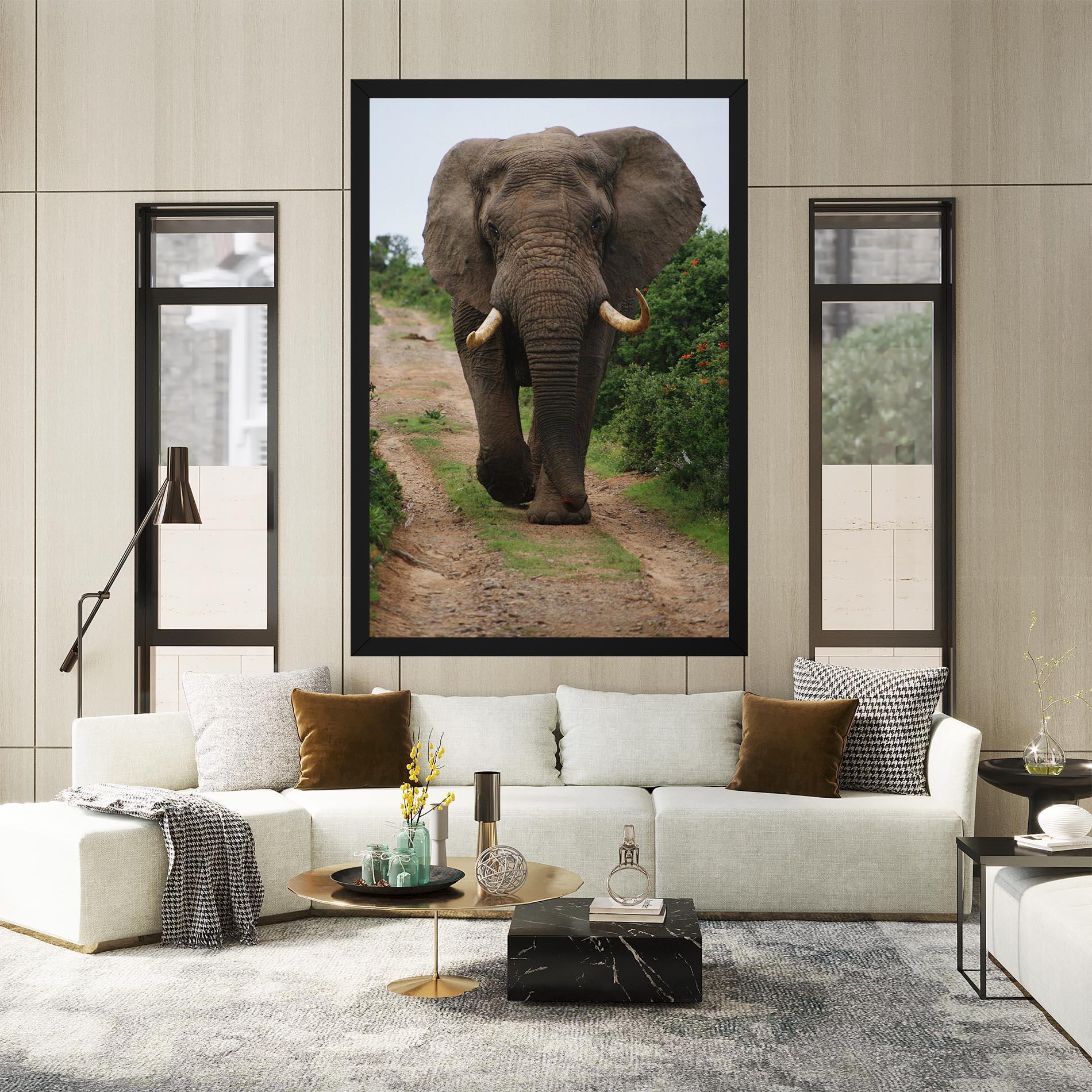 Obraz na Płótnie Elephant Safari mockup 2