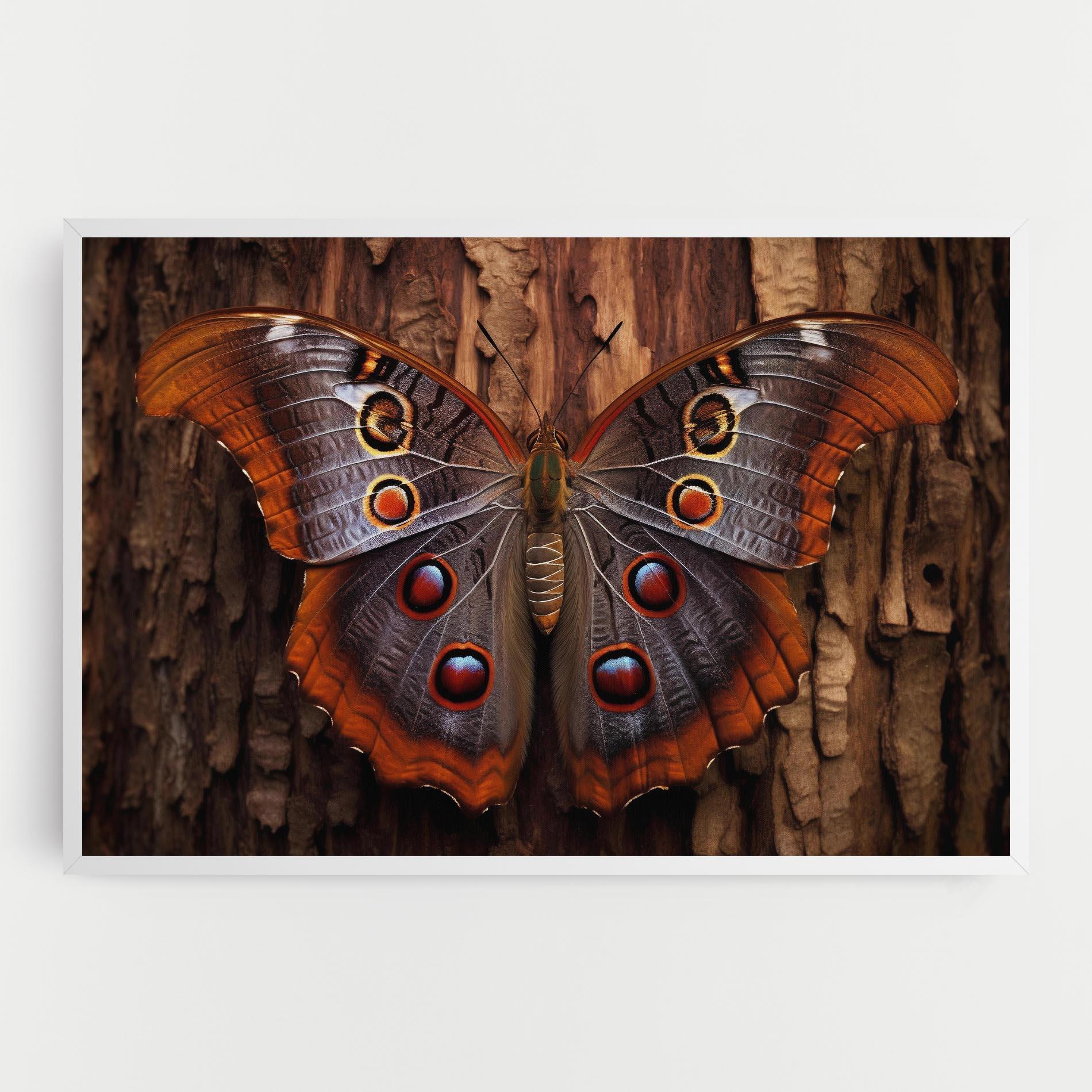 Obraz na Płótnie Brown Eyes Butterfly mockup 0
