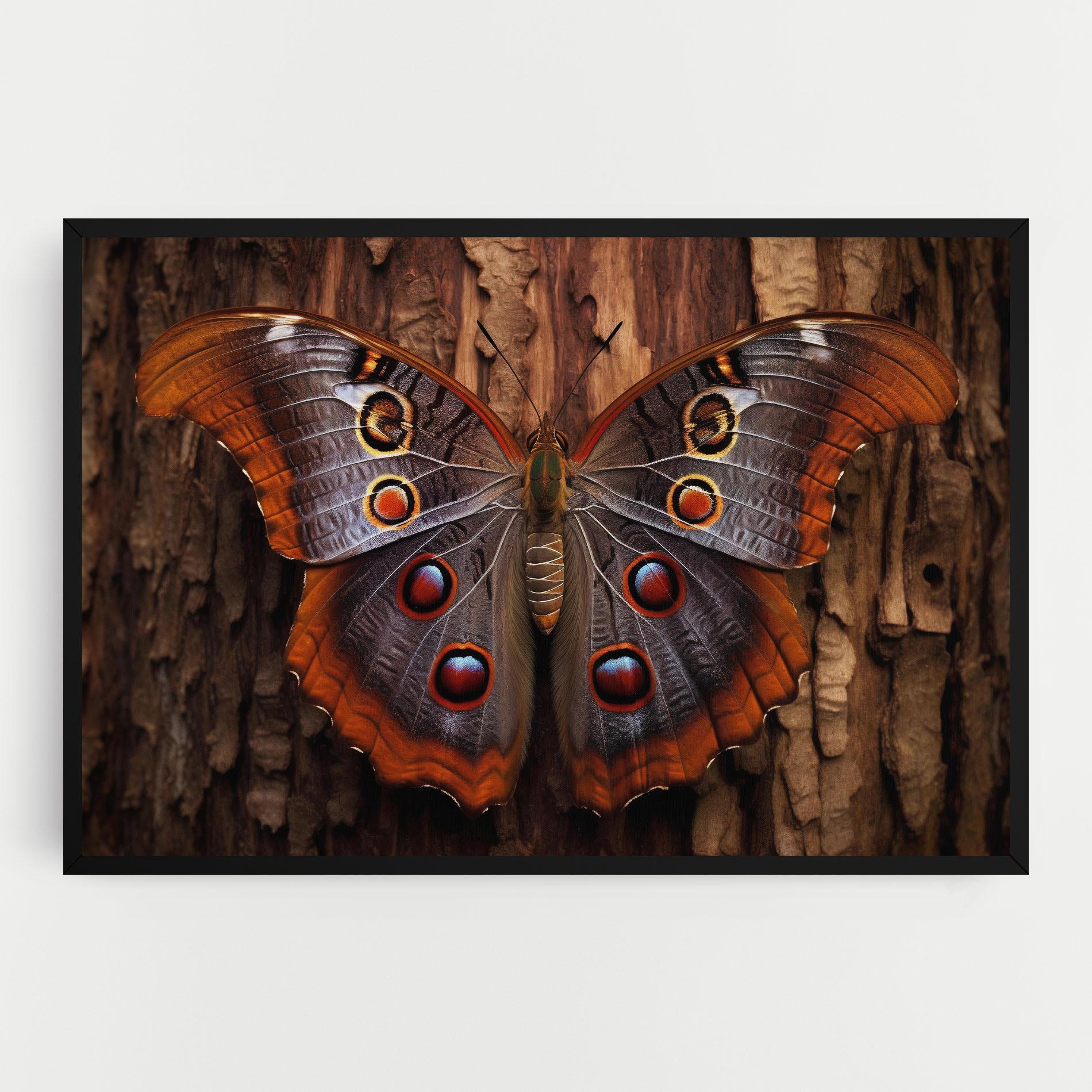 Obraz na Płótnie Brown Eyes Butterfly mockup 0