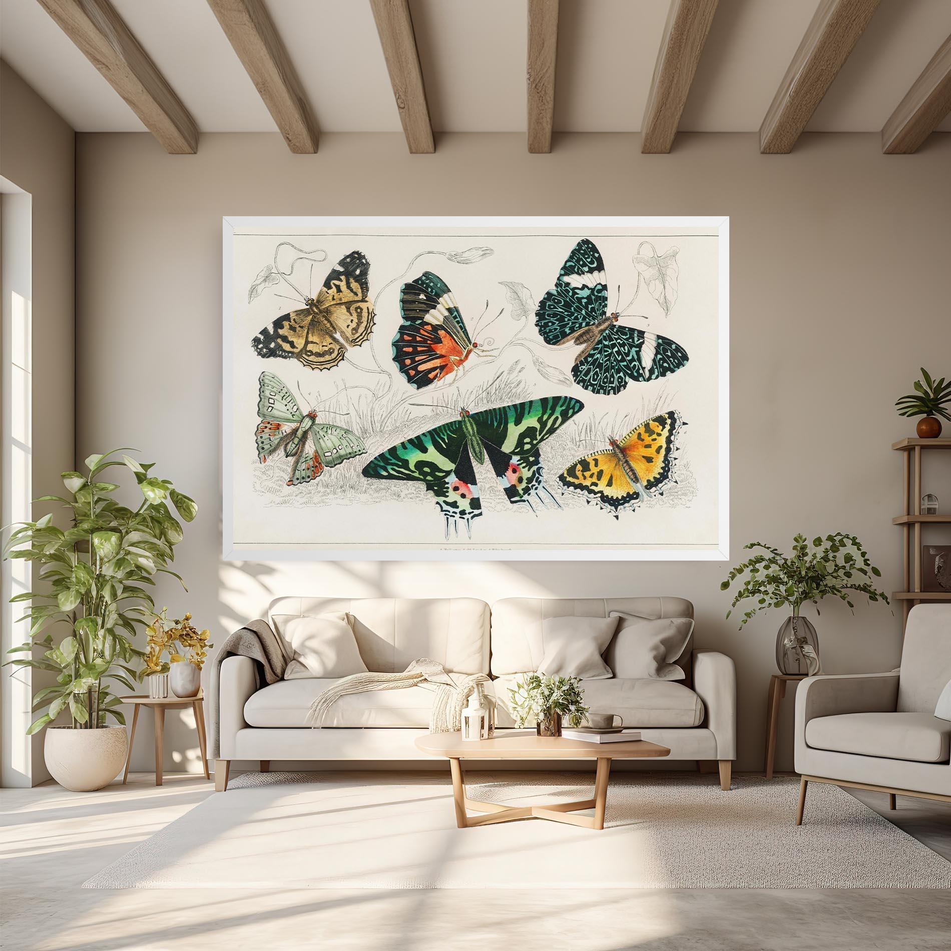 Obraz na Płótnie Butterfly Art mockup 6