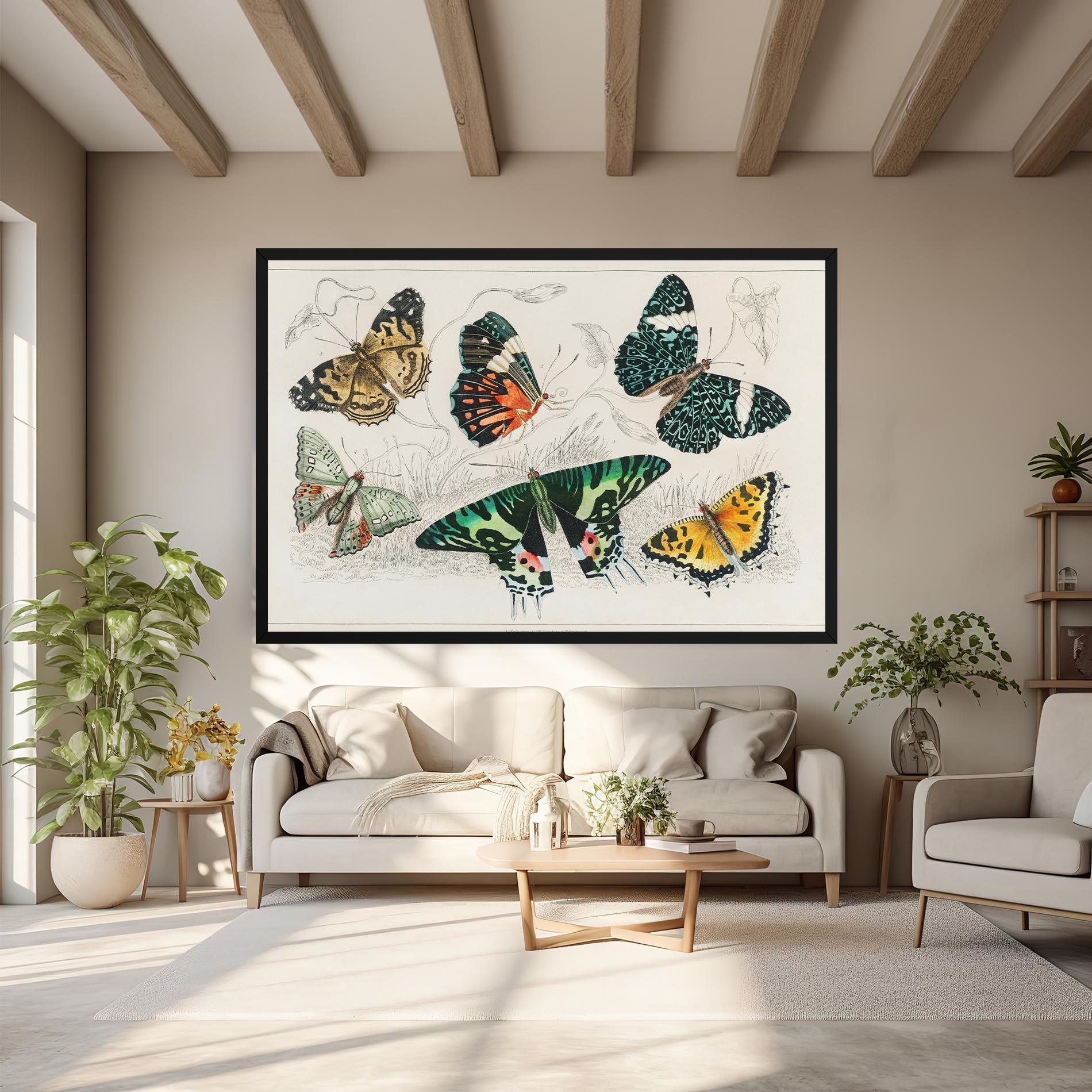 Obraz na Płótnie Butterfly Art mockup 6