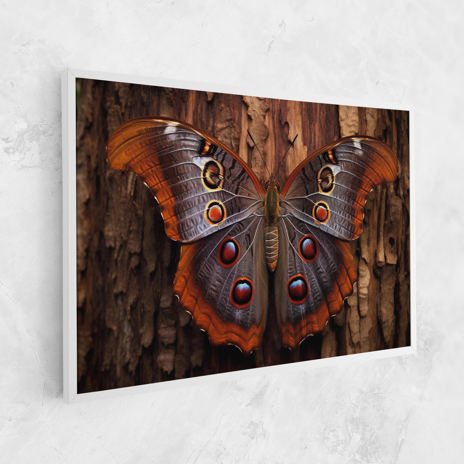 Obraz na Płótnie Brown Eyes Butterfly mockup 1