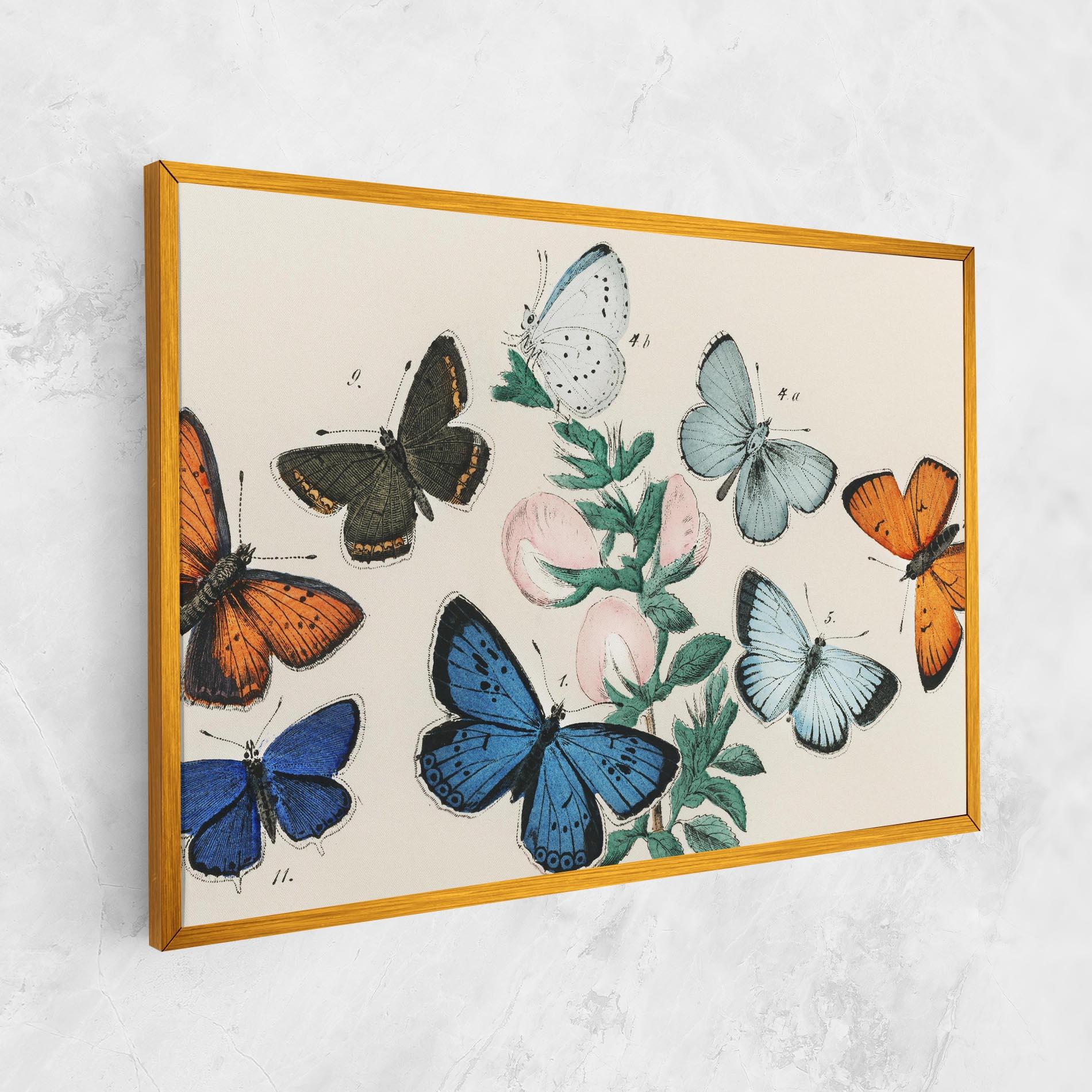 Obraz na Płótnie Moving Butterflies mockup 1