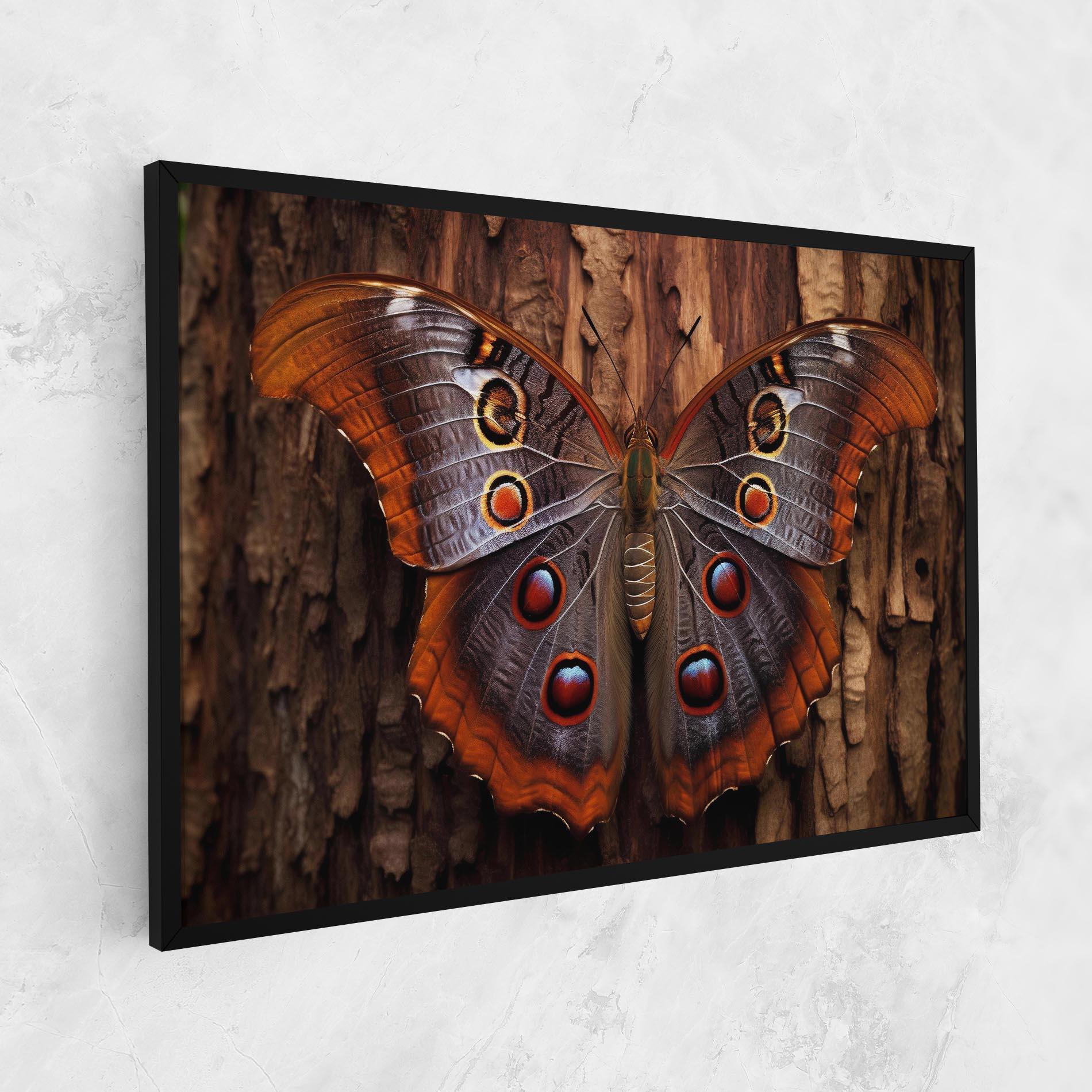 Obraz na Płótnie Brown Eyes Butterfly mockup 1
