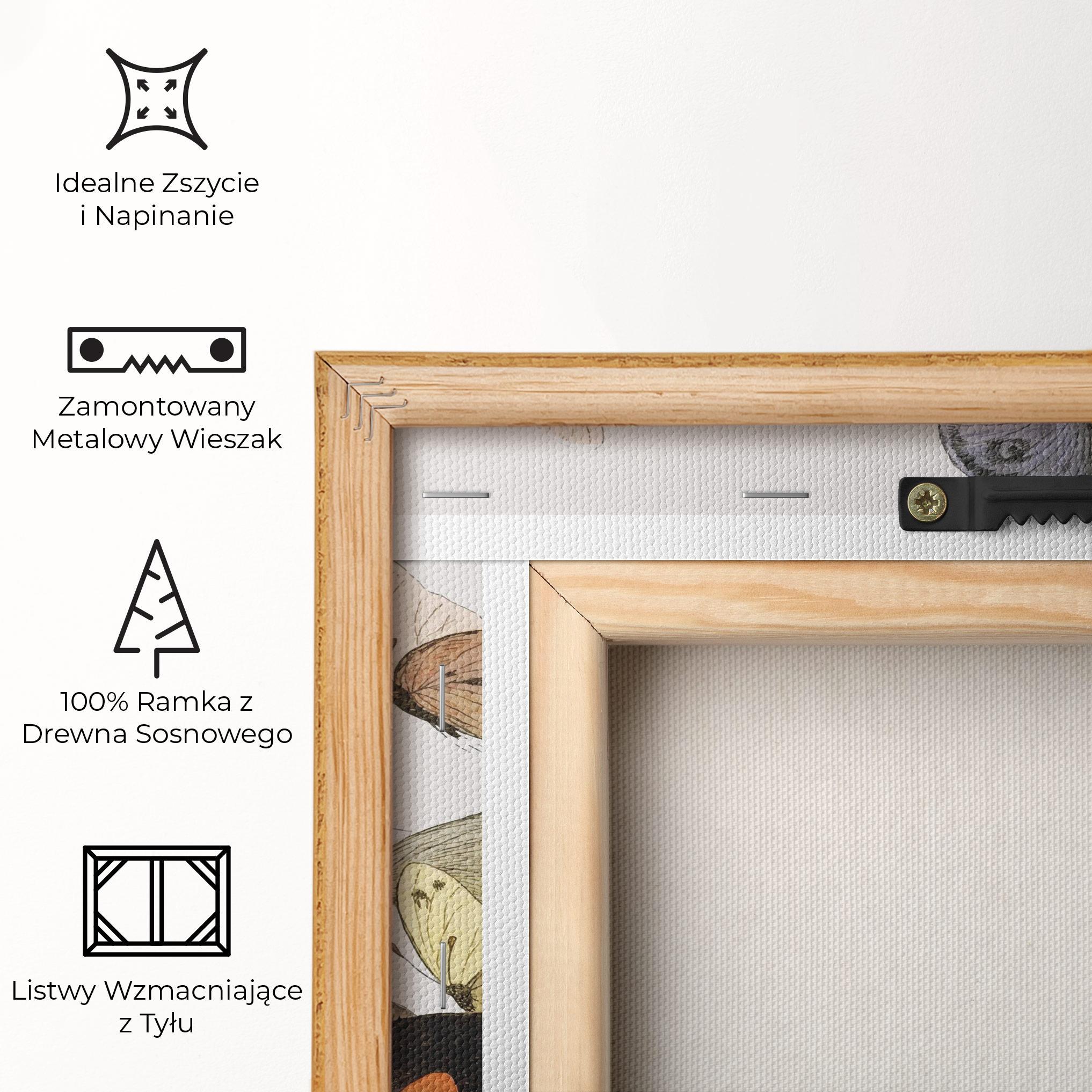 Obraz na Płótnie Butterfly Floating mockup 5