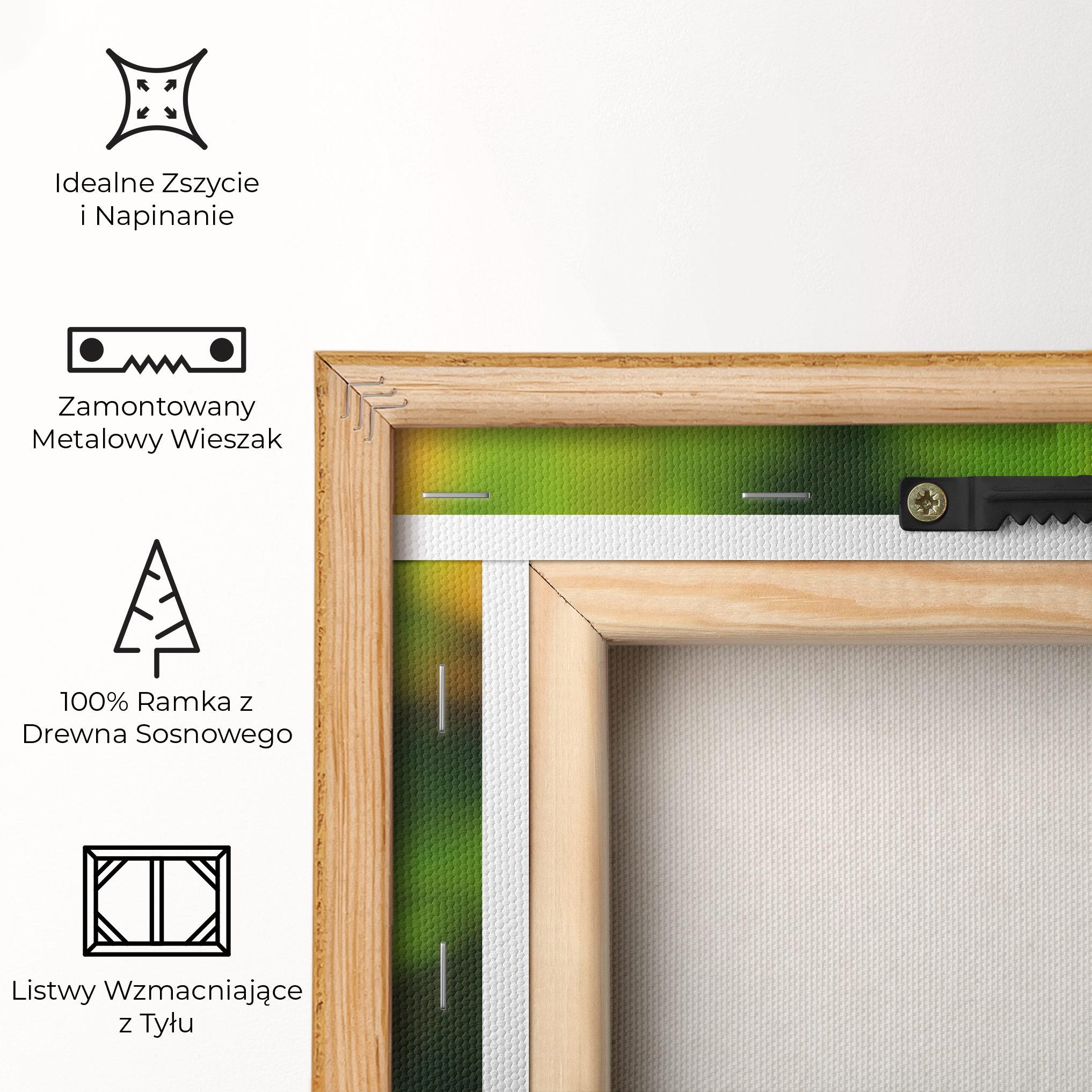 Obraz na Płótnie Butterfly On Flower mockup 5