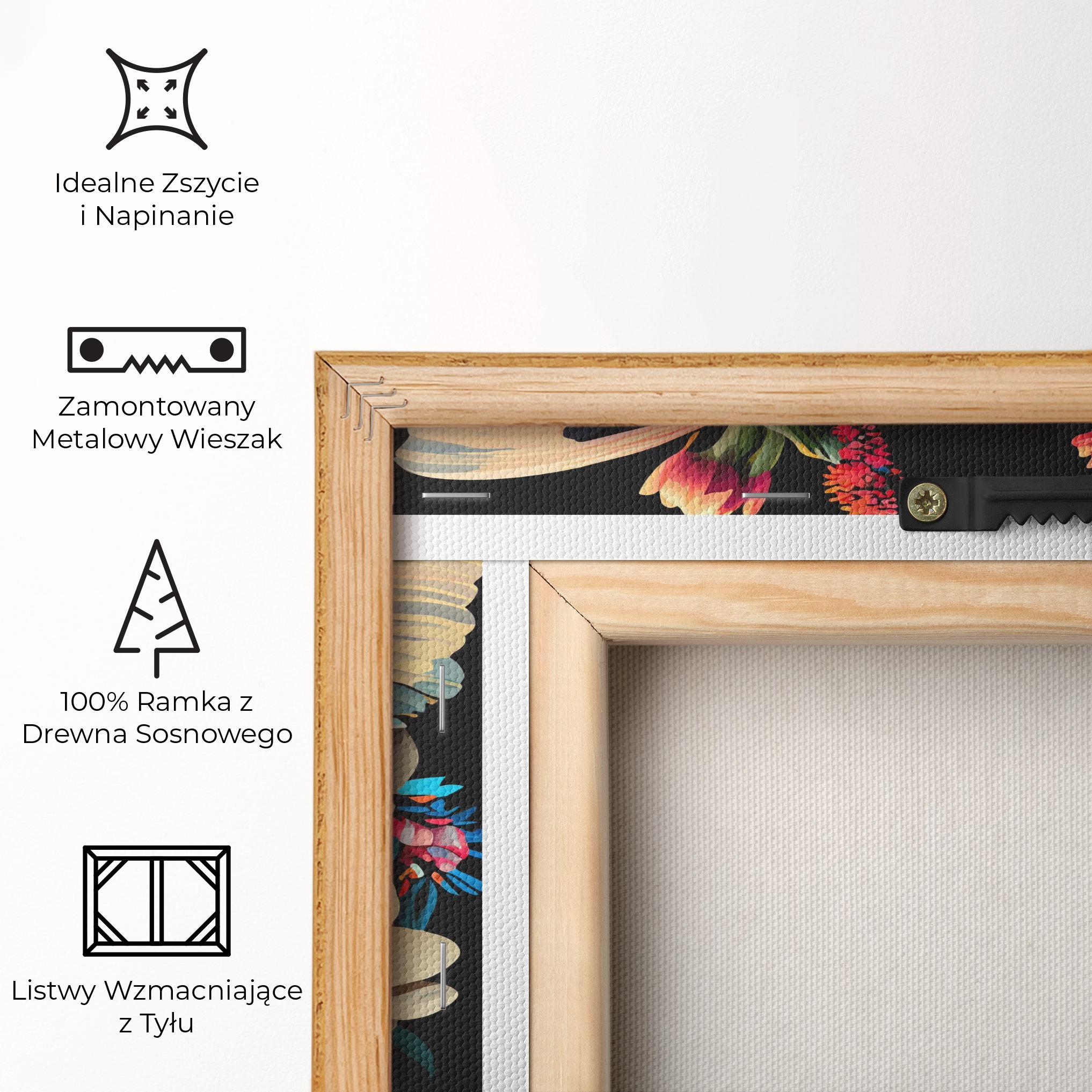 Obraz na Płótnie Colorful Butterfly mockup 5