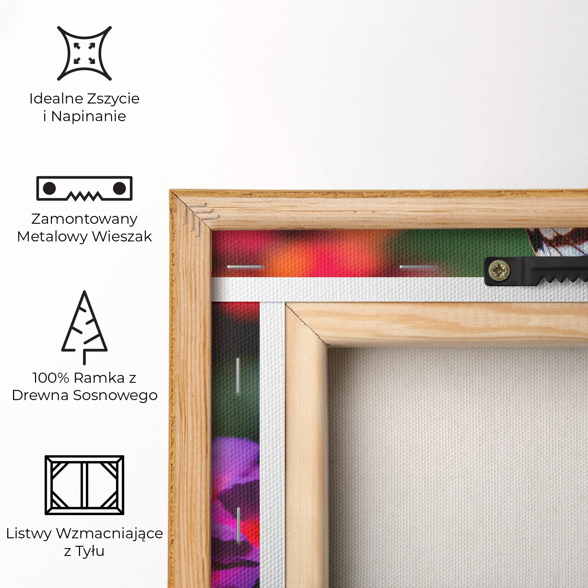 Obraz na Płótnie Red Blue Butterfly mockup 5