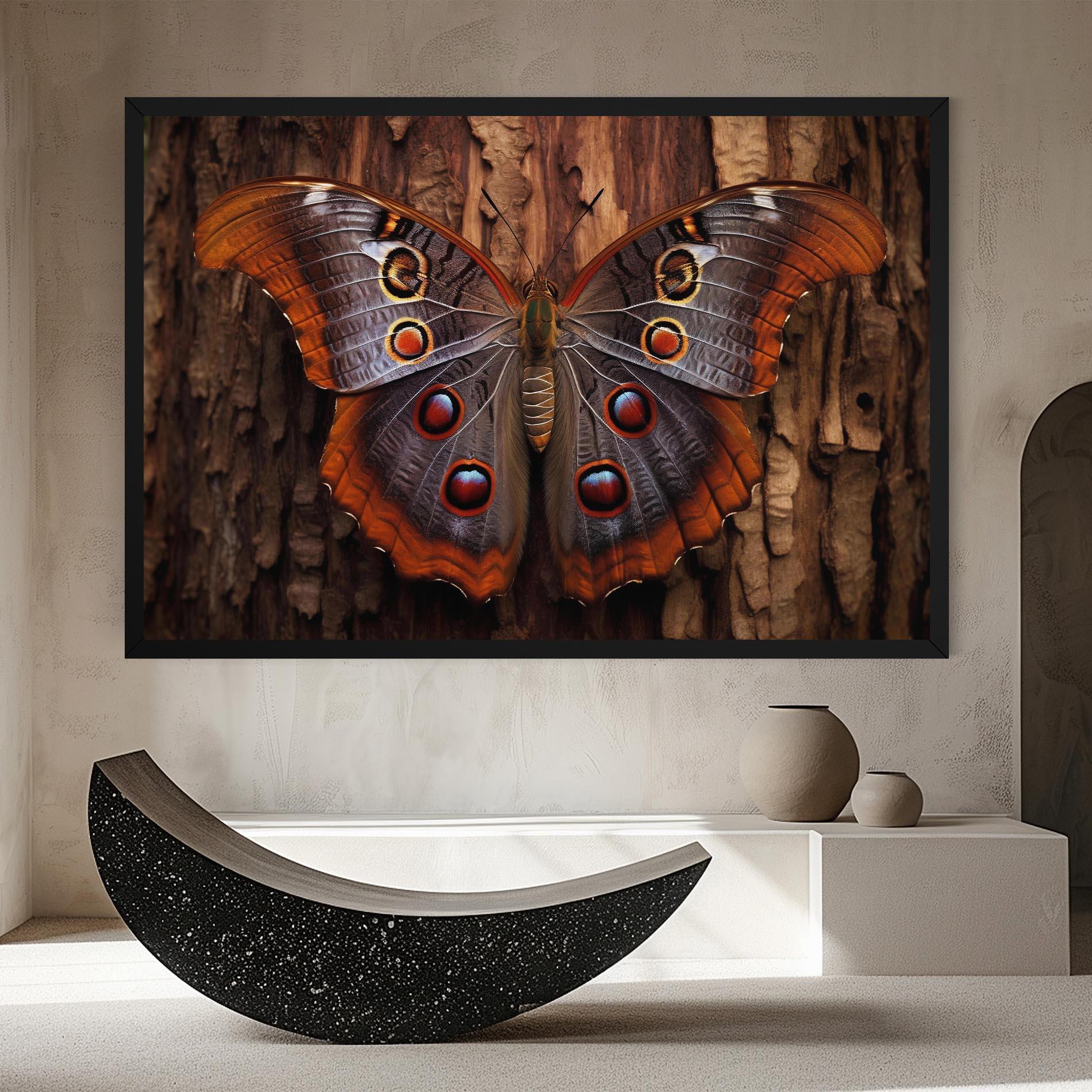 Obraz na Płótnie Brown Eyes Butterfly mockup 8
