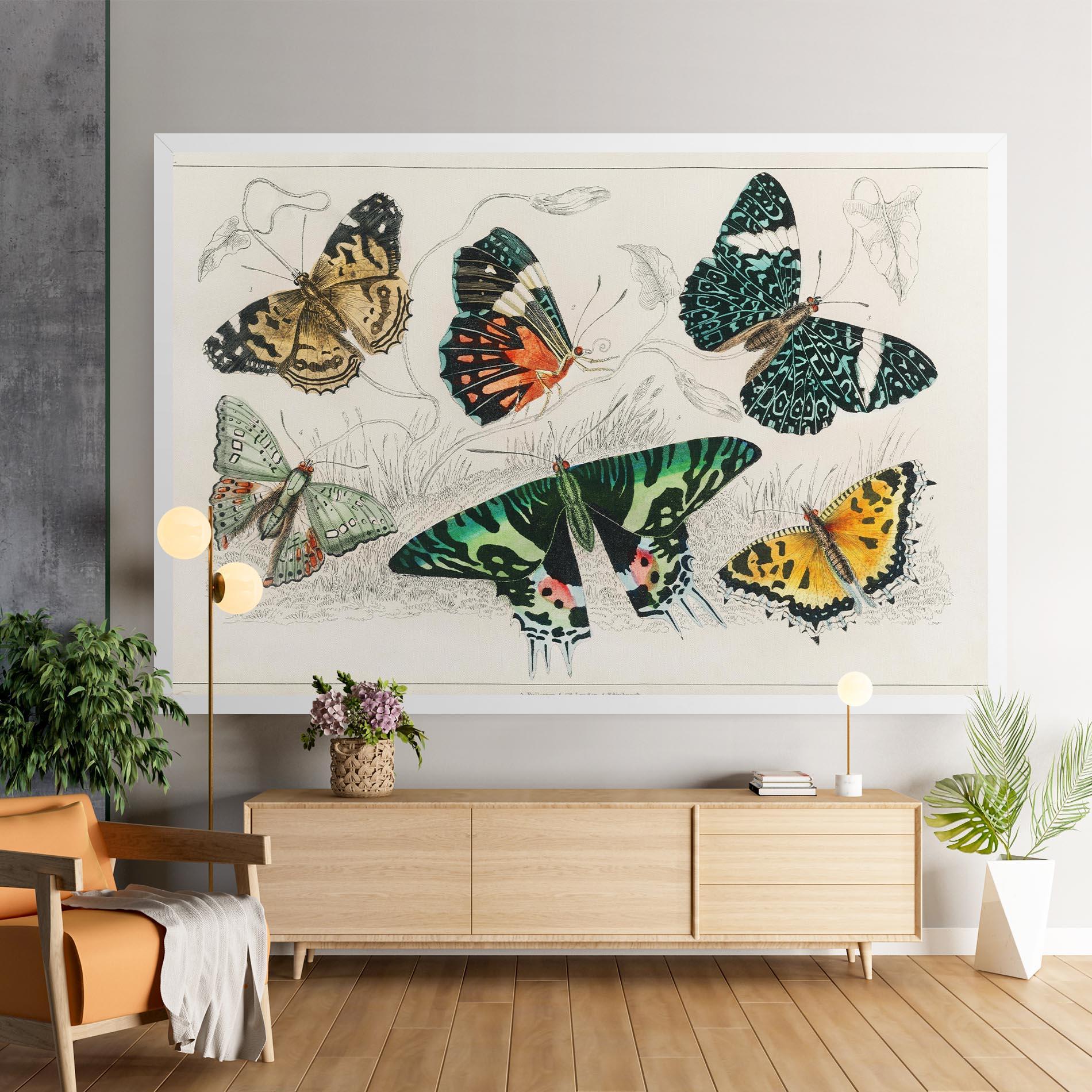 Obraz na Płótnie Butterfly Art mockup 9