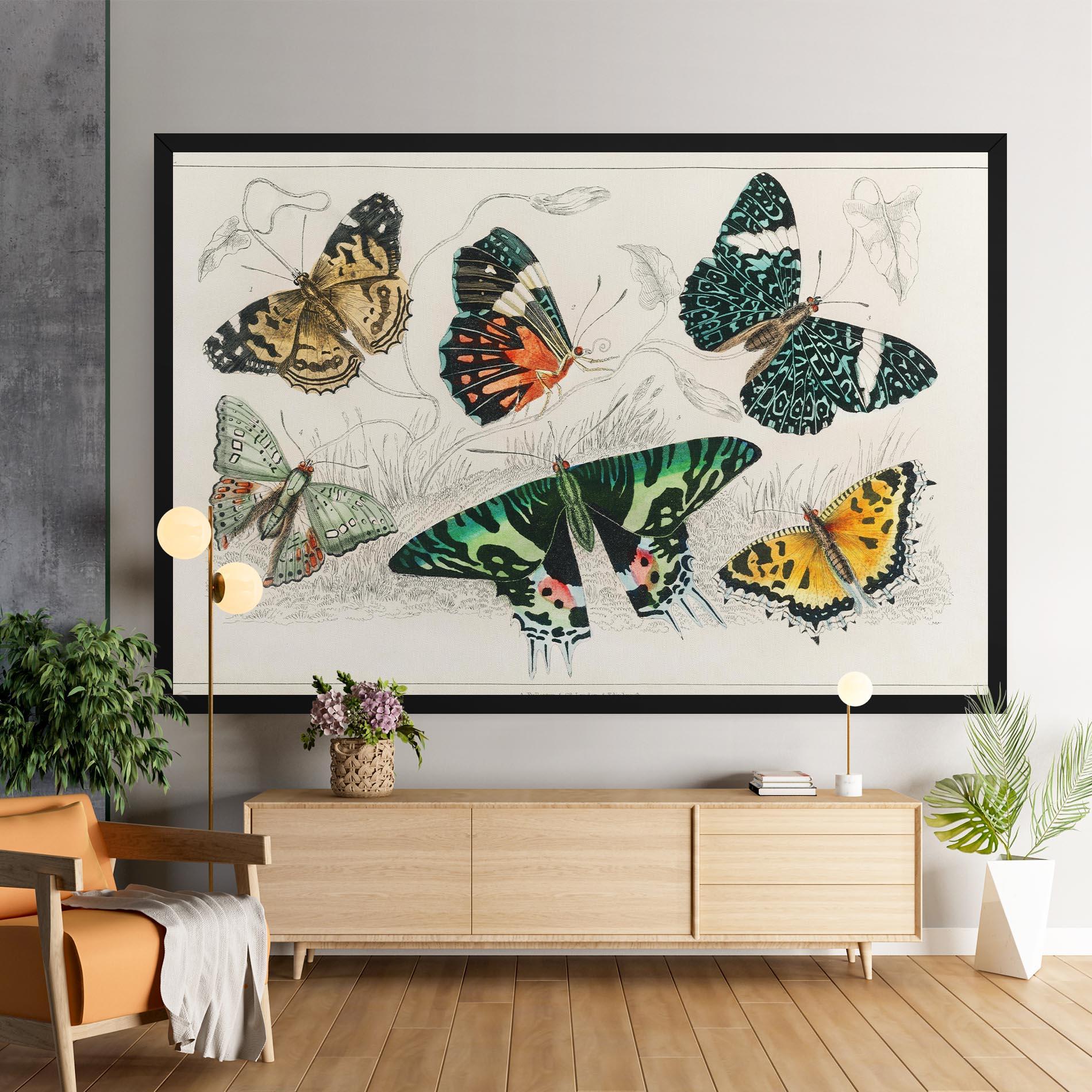 Obraz na Płótnie Butterfly Art mockup 9