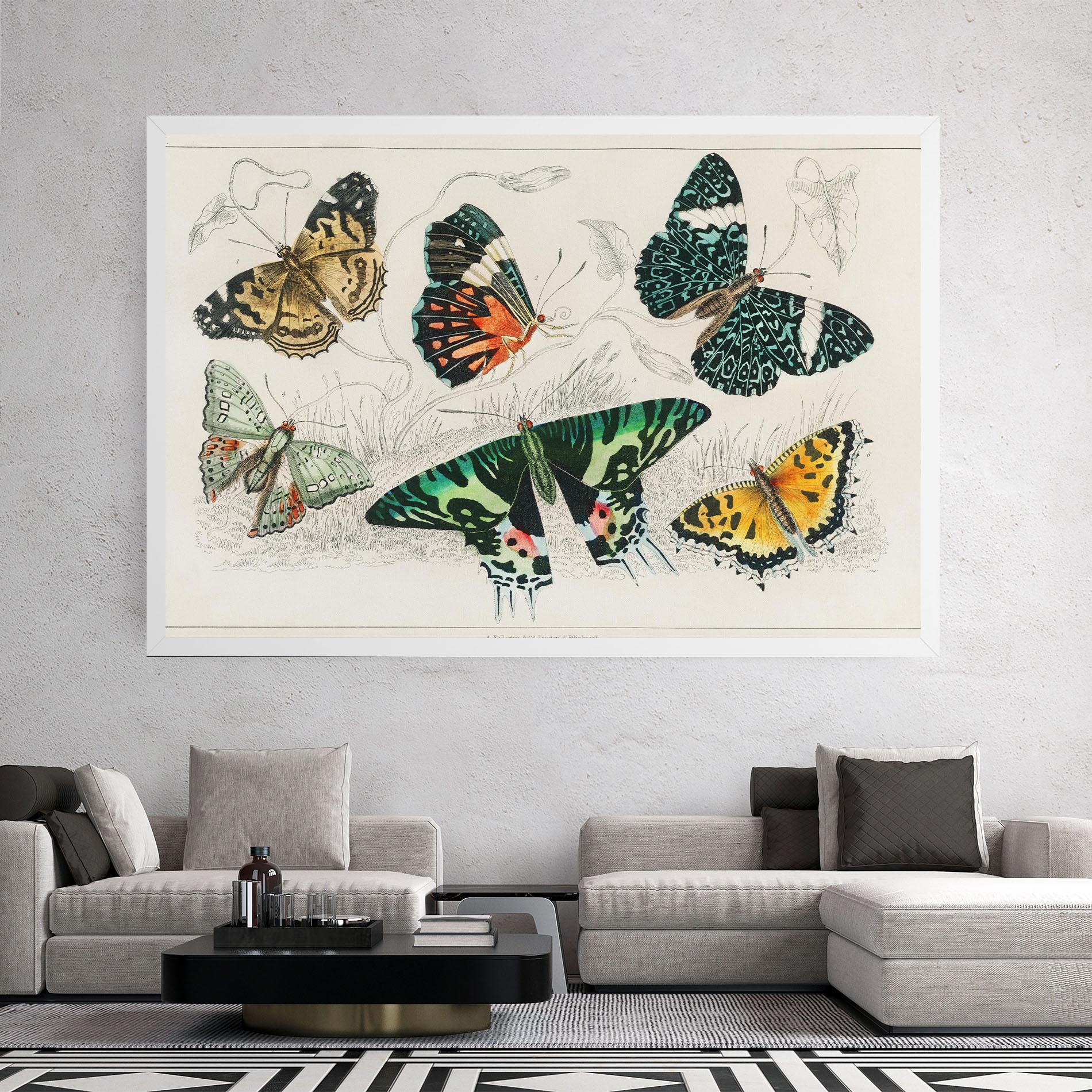 Obraz na Płótnie Butterfly Art mockup 2
