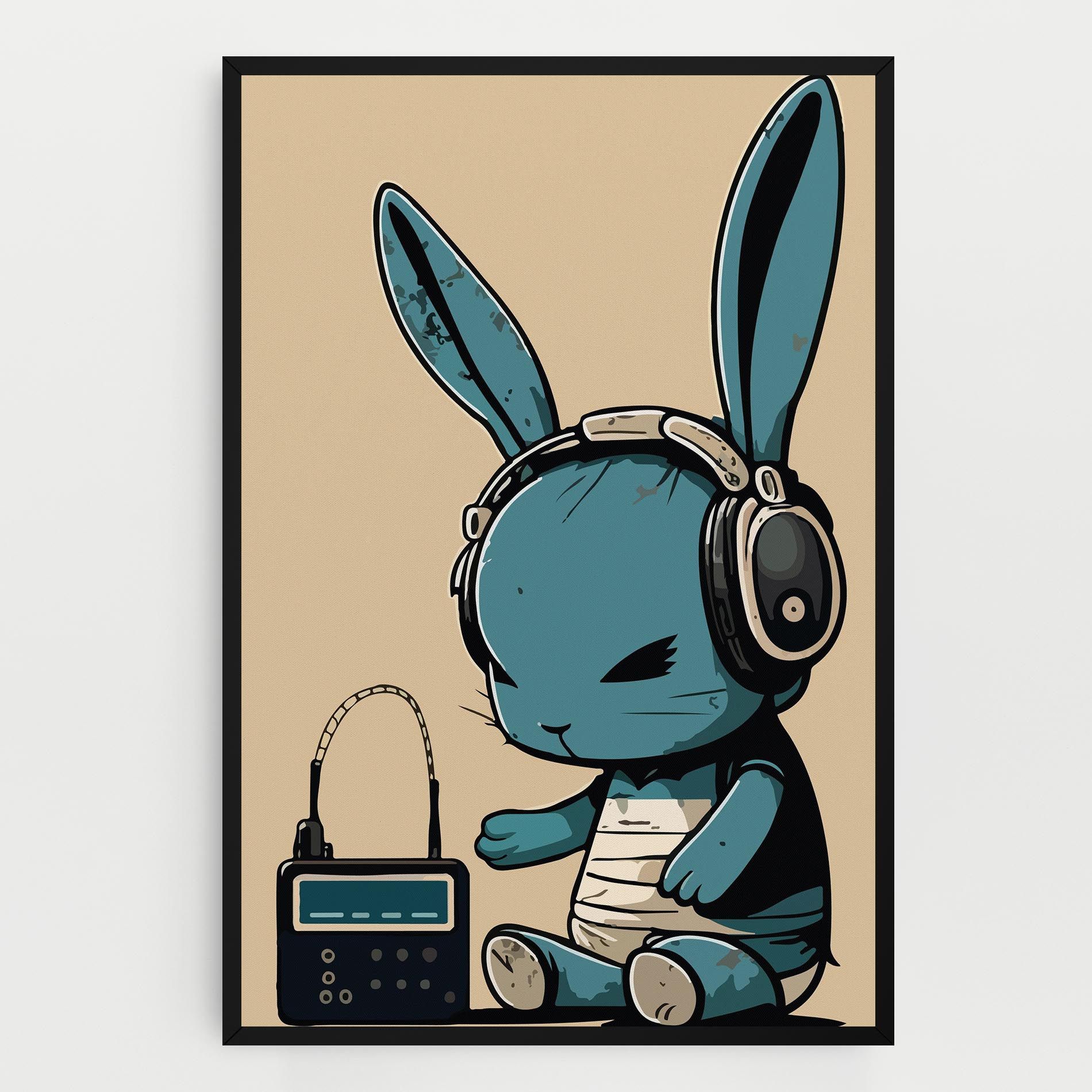 Blue Baby Bunny mockup 0