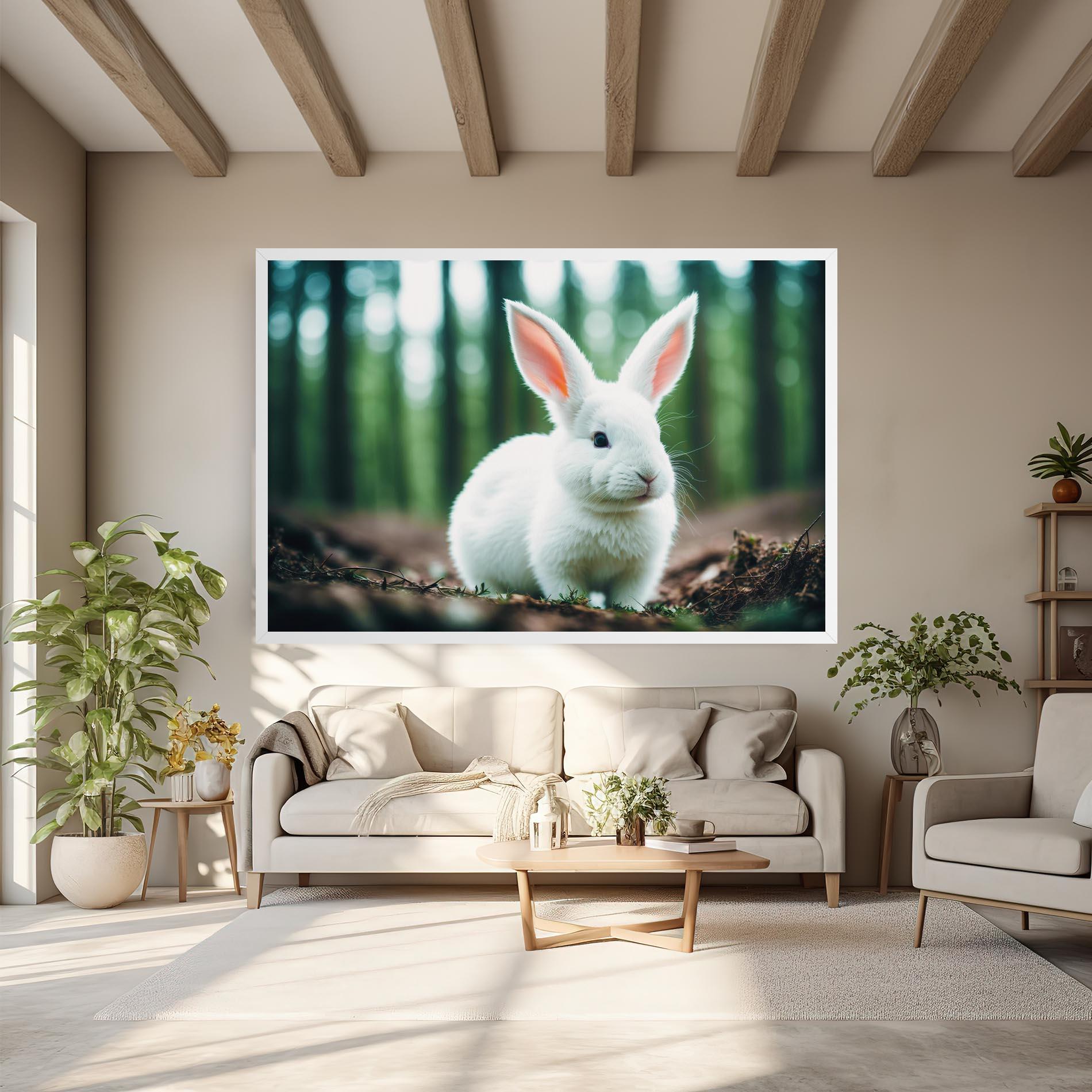 Obraz na Płótnie Forest Bunny mockup 6