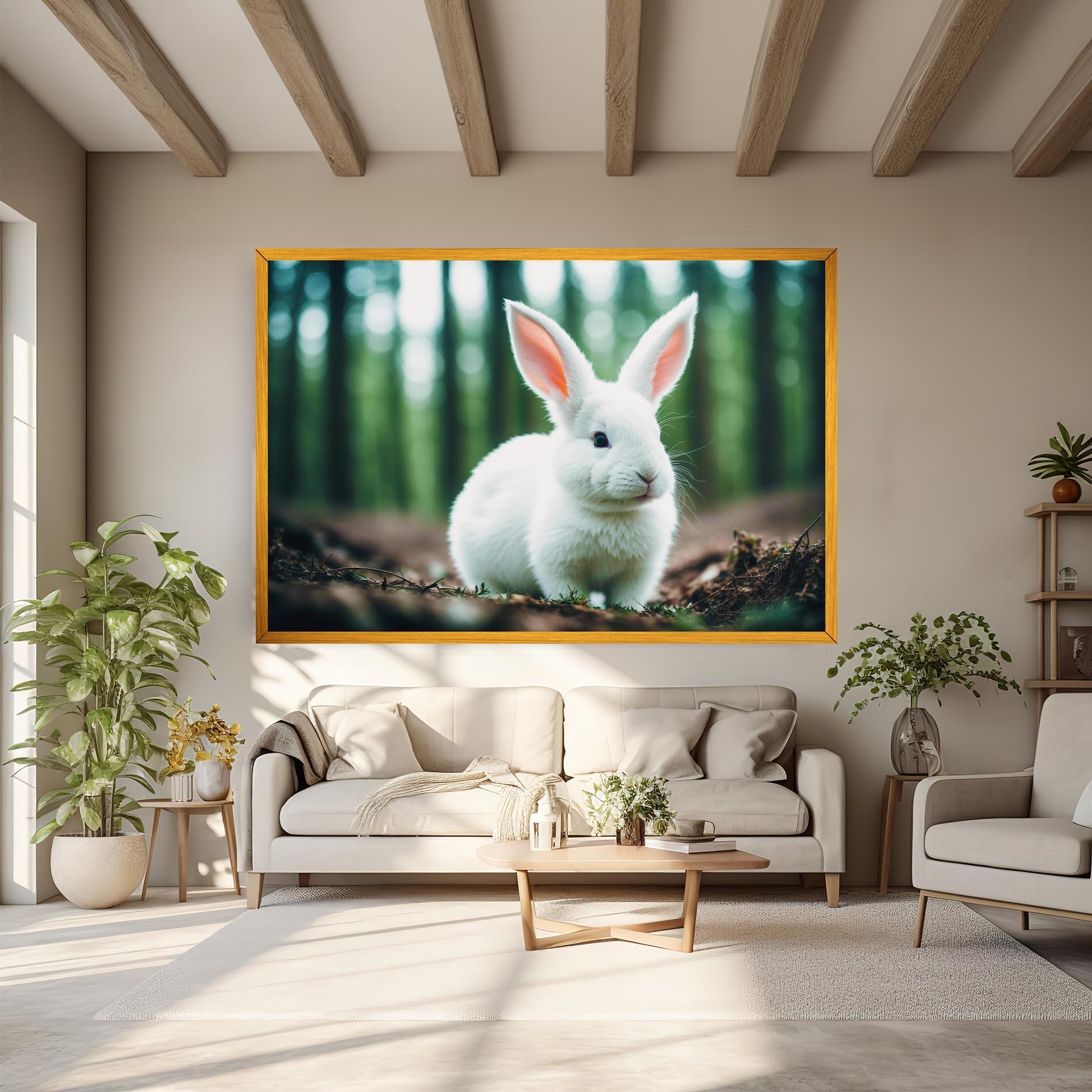 Obraz na Płótnie Forest Bunny mockup 6