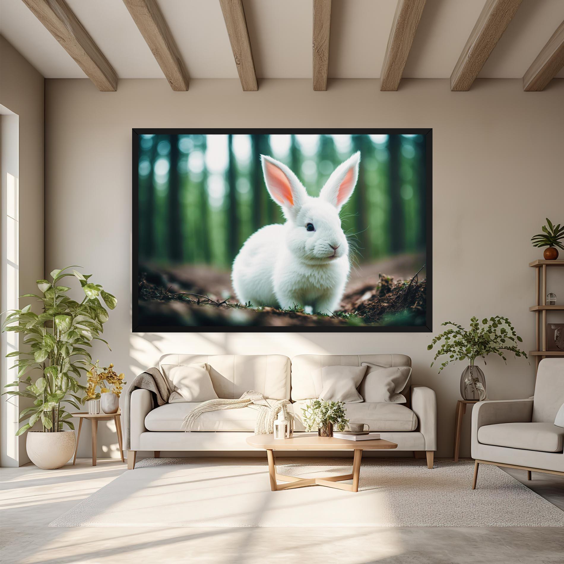 Obraz na Płótnie Forest Bunny mockup 6
