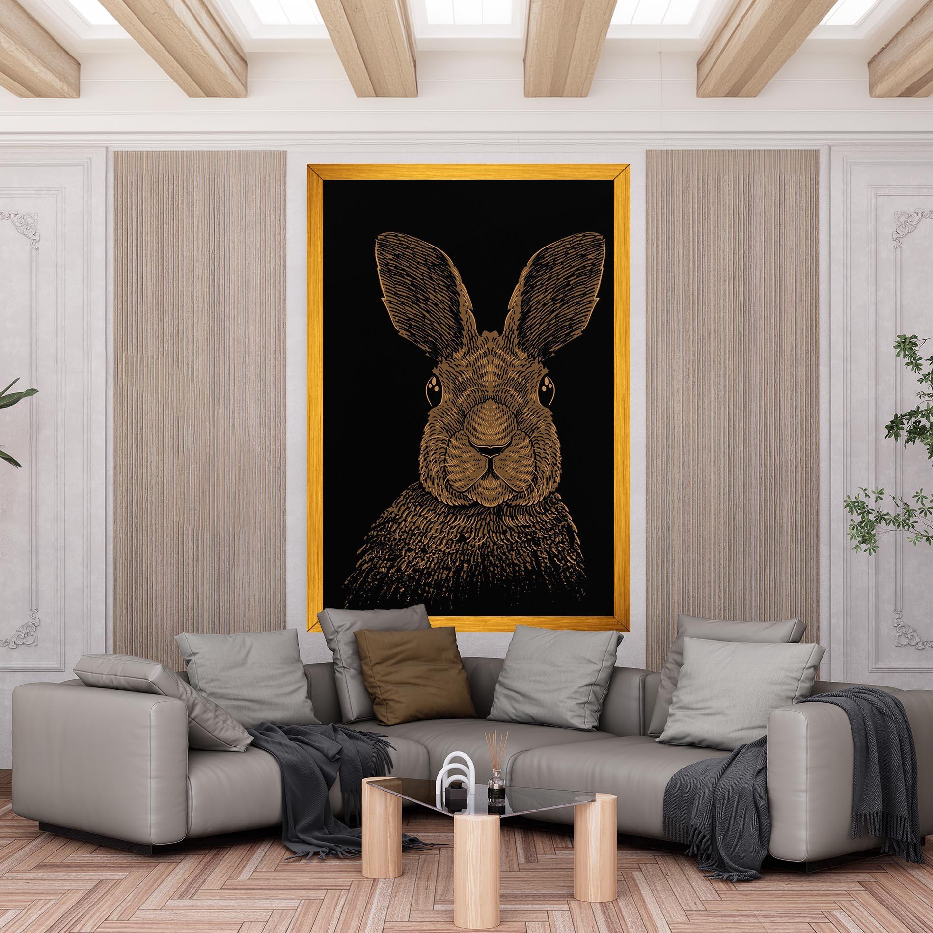 Obraz na Płótnie Brown Bunny mockup 6