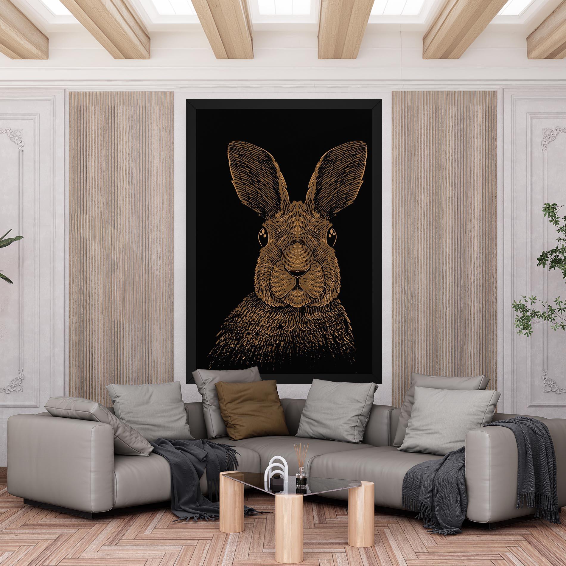 Obraz na Płótnie Brown Bunny mockup 6